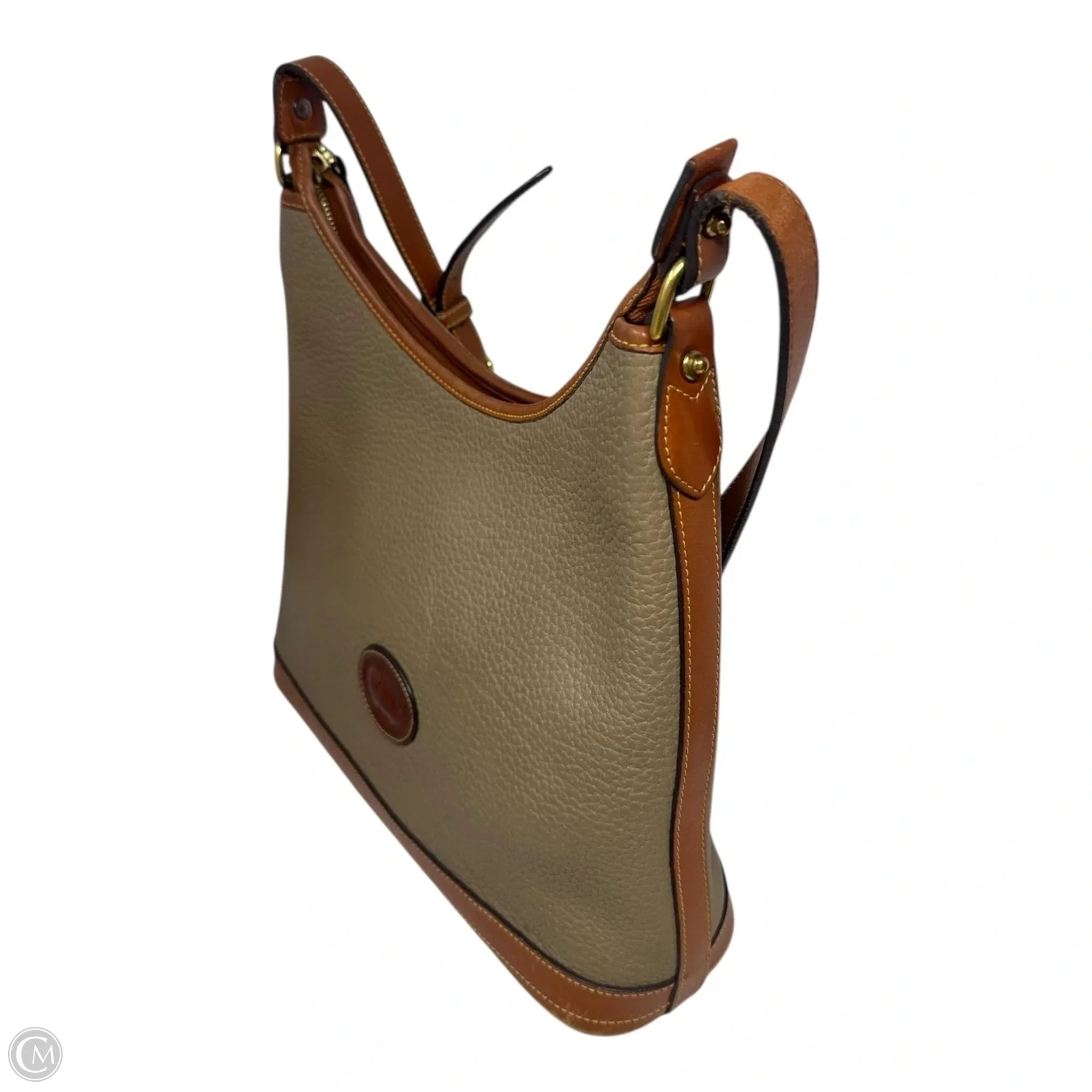 AS IS Vintage Pebbled Leather Shoulder Handbag Designer By Dooney And Bourke, Size: Medium