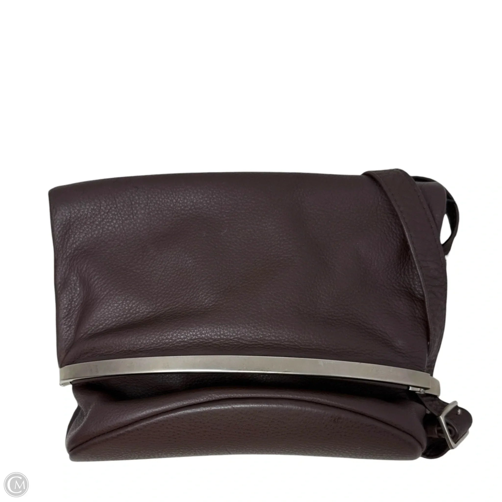 Wandelbar Leather Crossbody Bag By Olbrish, Size: Small