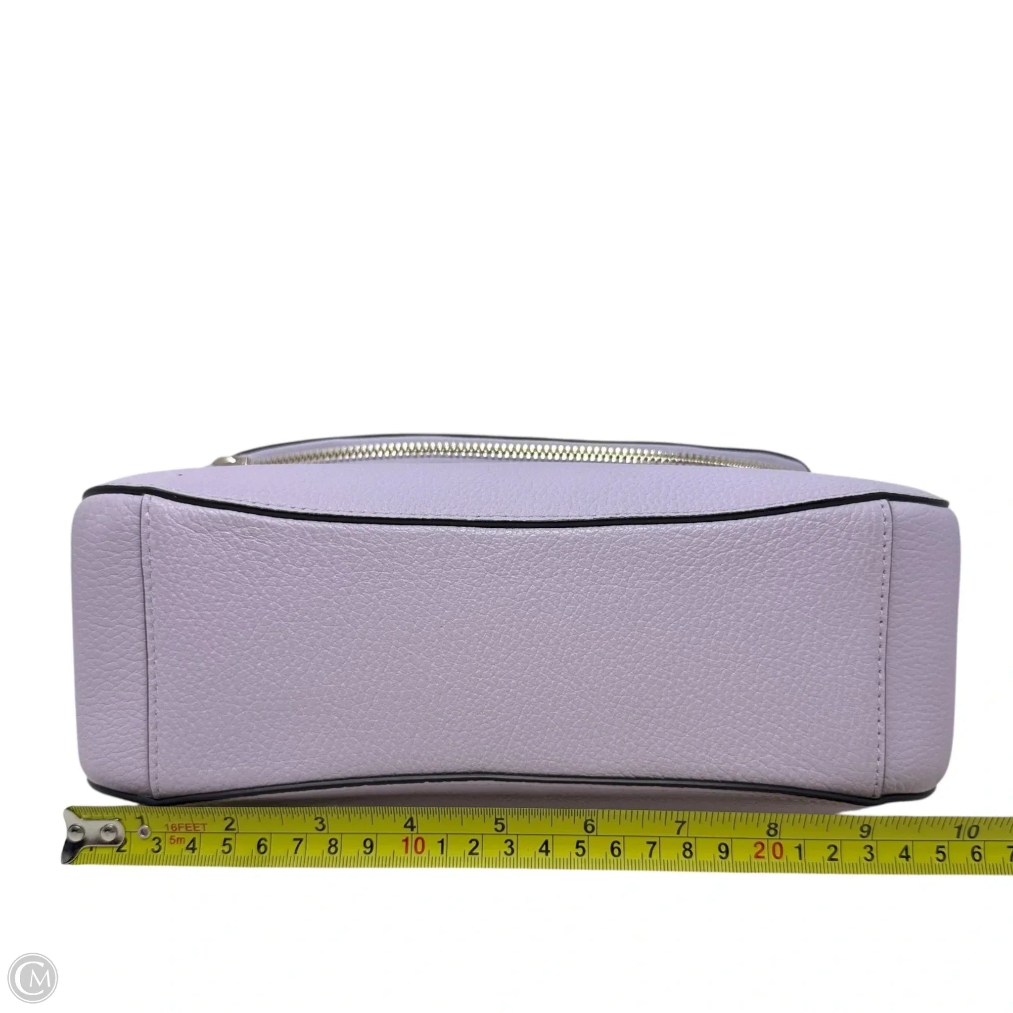 Jackson Flap Leather Satchel In Viola Flower Designer By Kate Spade, Size: Medium