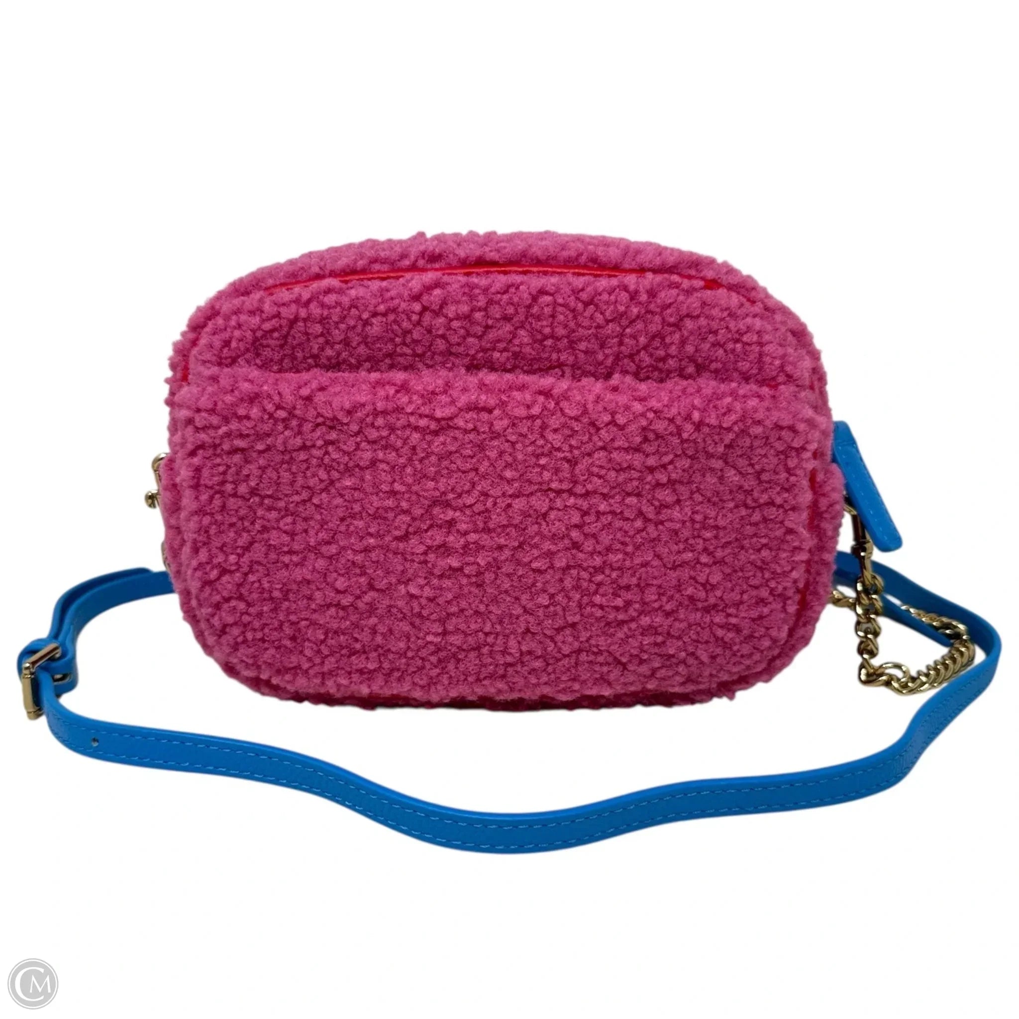 Chiswick High Pile Fleece Camera Bag Designer By Kurt Geiger, Size: Medium