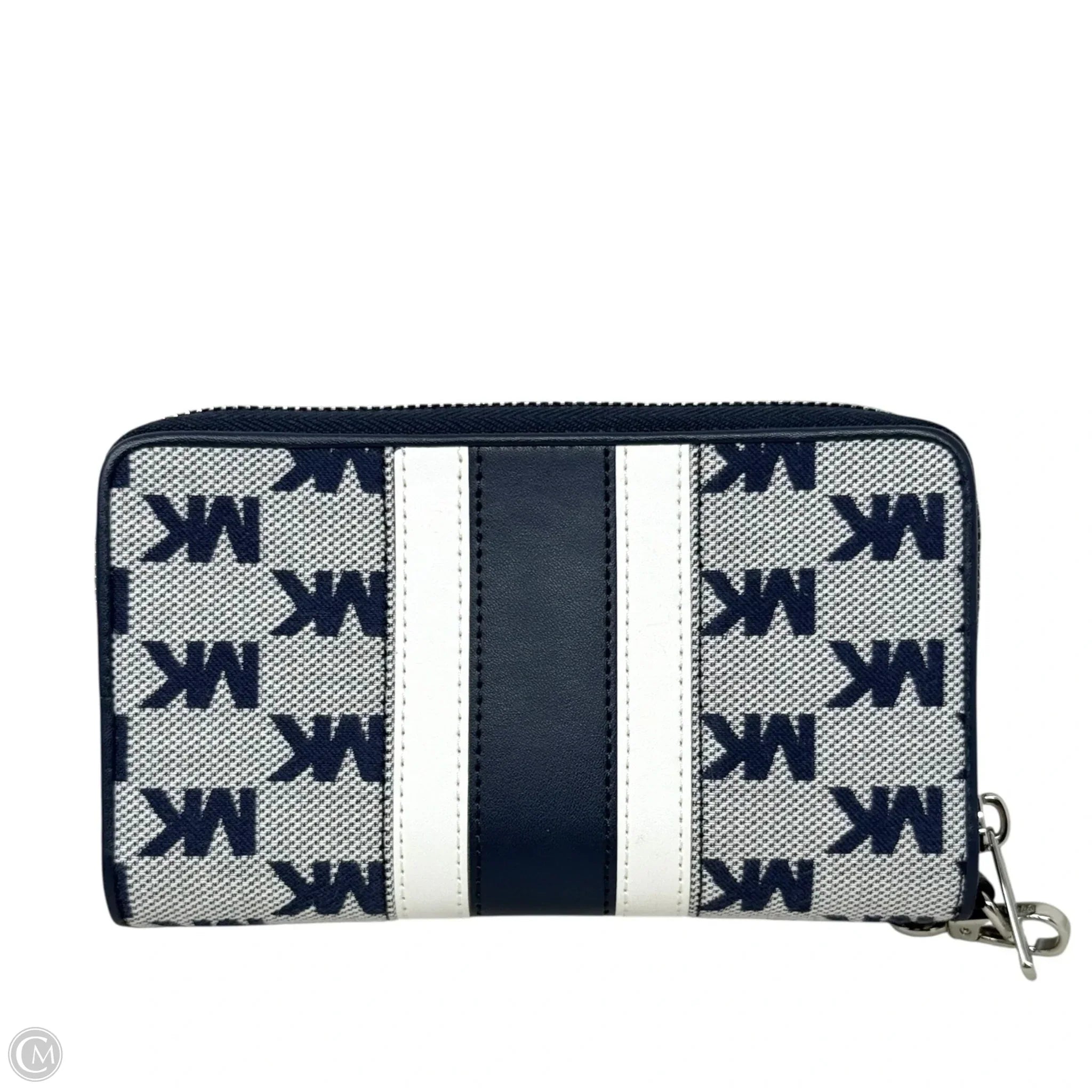 Jet Set Travel Large Striped Logo Jacquard Smartphone Wristlet By Michael By Michael Kors, Size: Medium