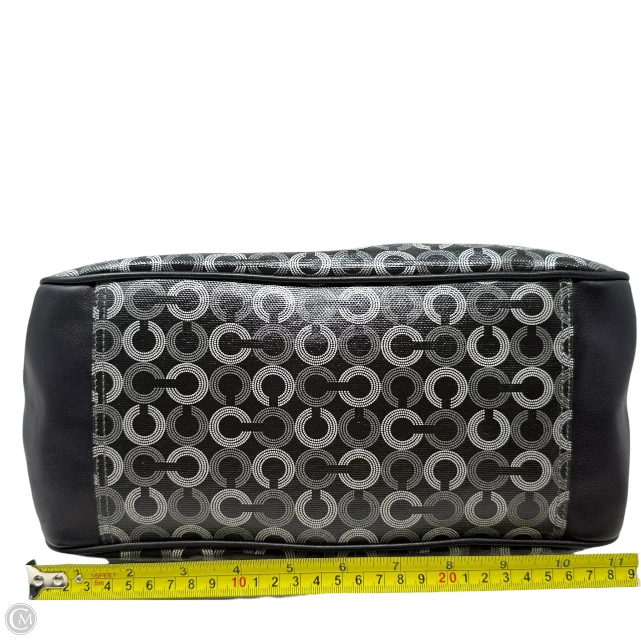 Vintage Waverly Op Art Tote Designer By Coach, Size: Medium