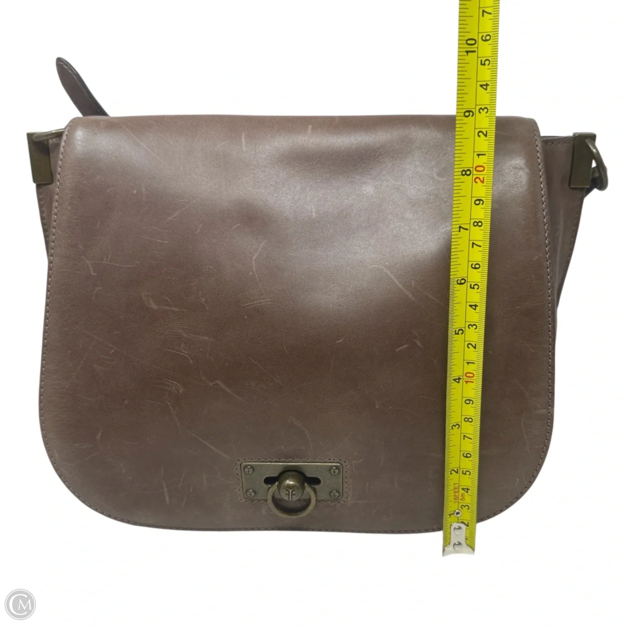 Farrah Flap Shoulder Bag Designer By Frye, Size: Medium
