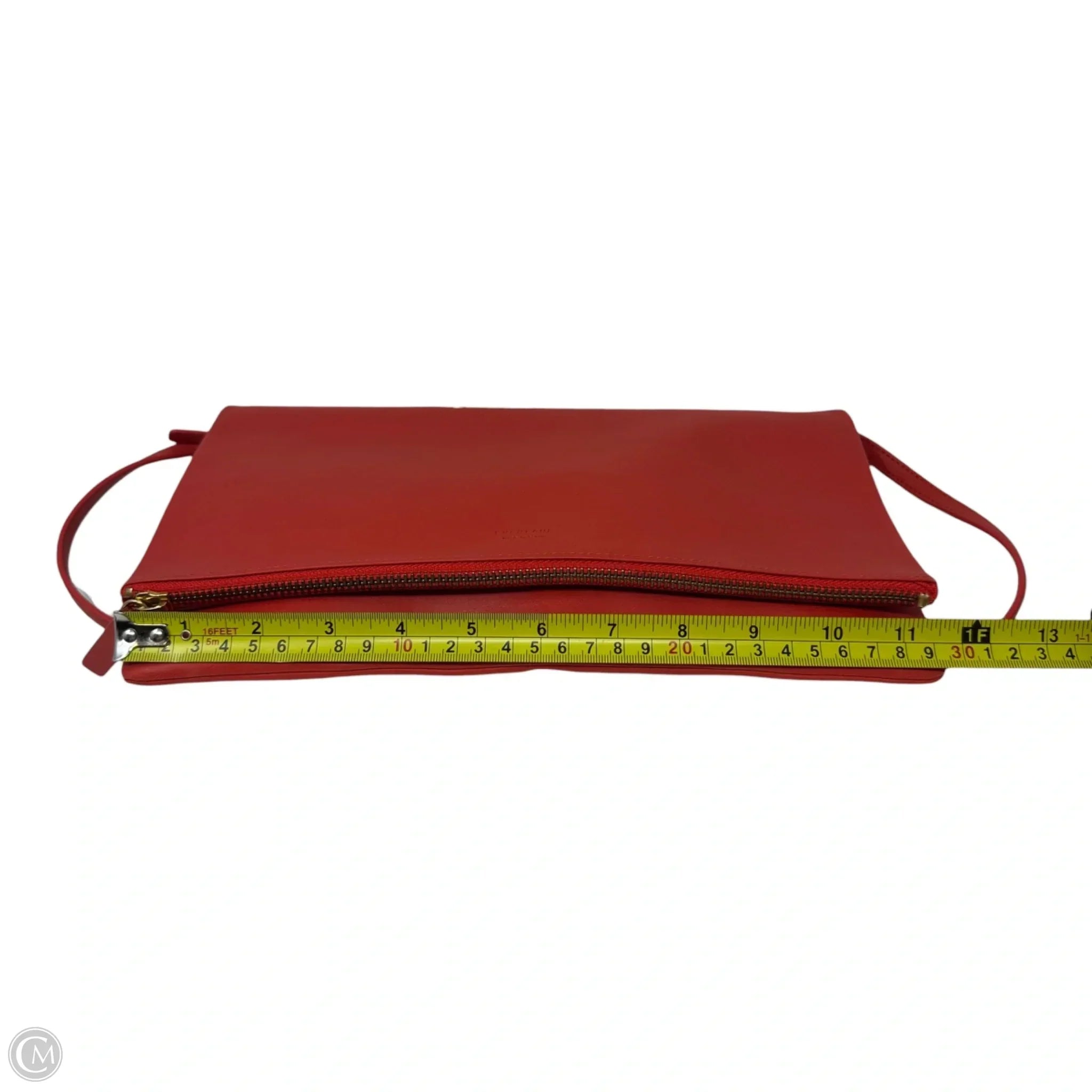 Foldover Crossbody Handbag Leather By Everlane, Size: Medium