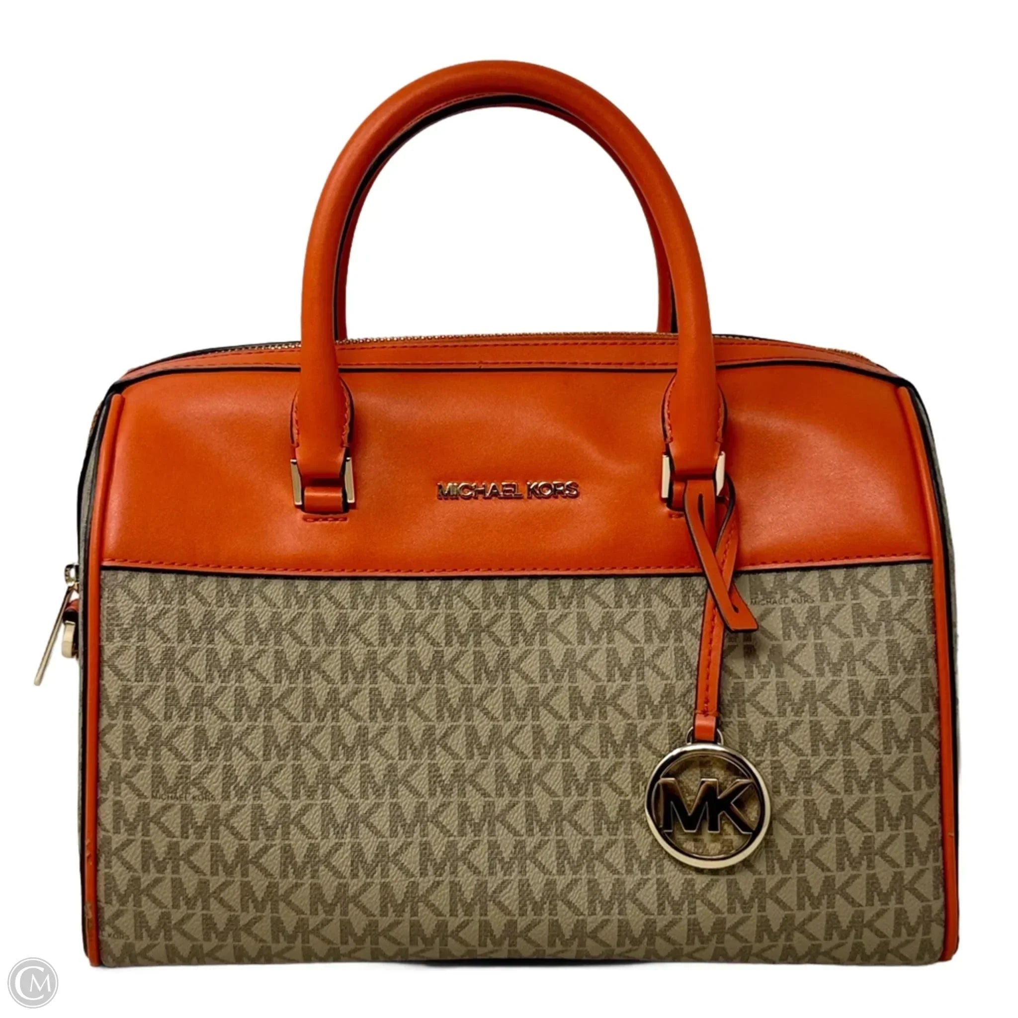 Jet Set Travel Duffle Satchel In Poppy  By Michael By Michael Kors, Size: Medium