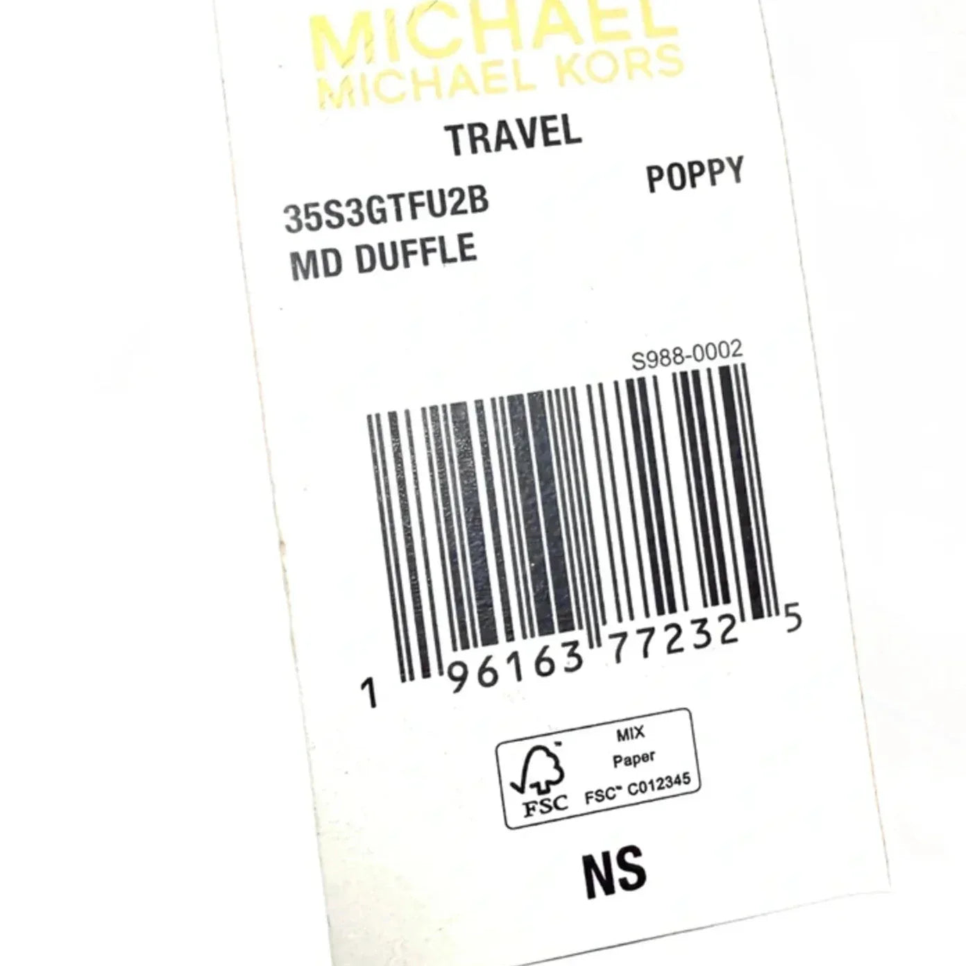 Jet Set Travel Duffle Satchel In Poppy  By Michael By Michael Kors, Size: Medium