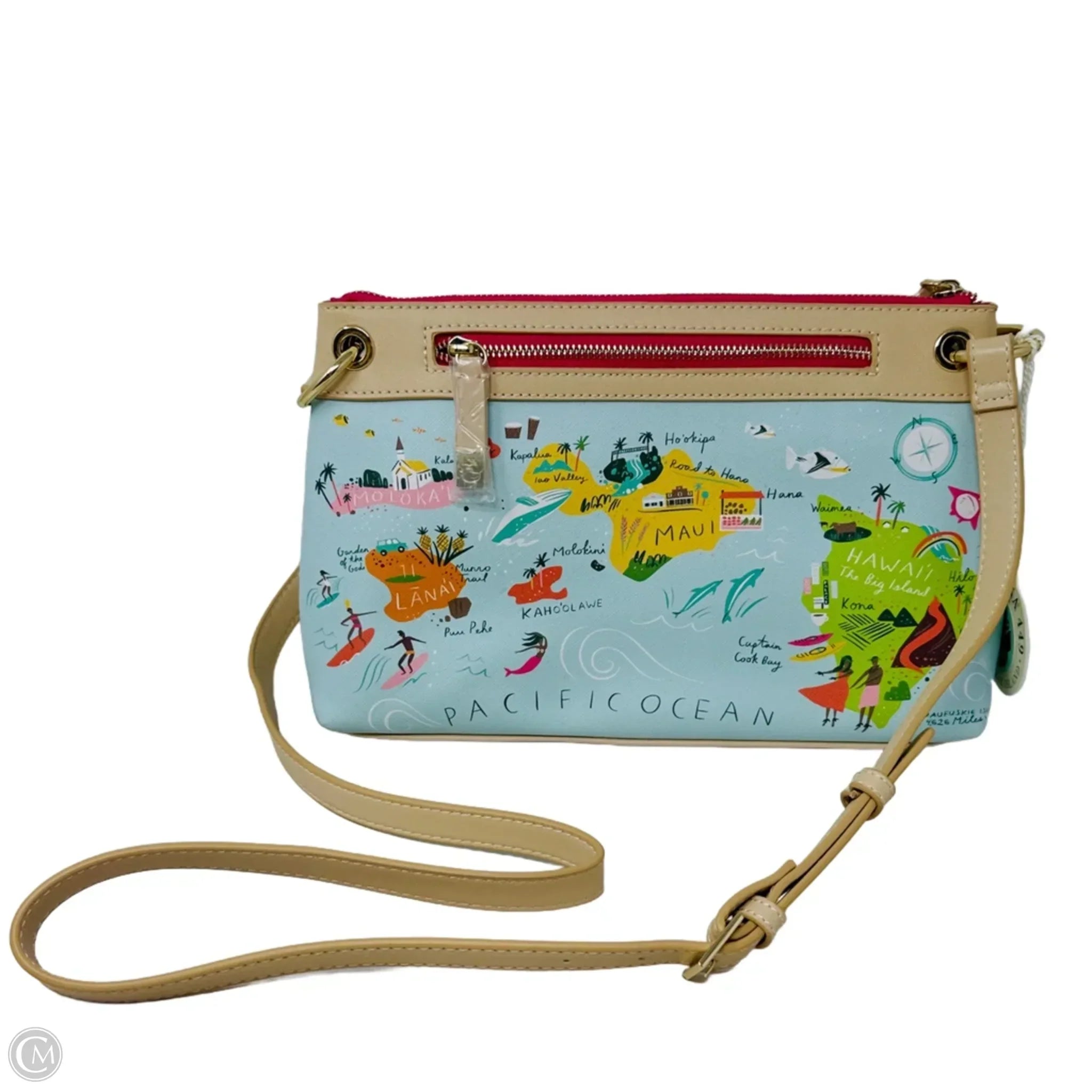 Hawaiian Islands Crossbody By Spartina, Size: Medium