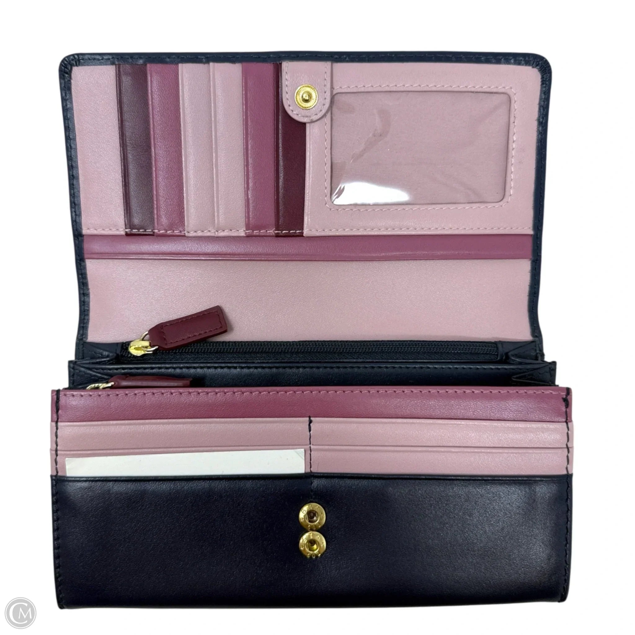Leather Flapover Wallet By Radley London, Size: Medium