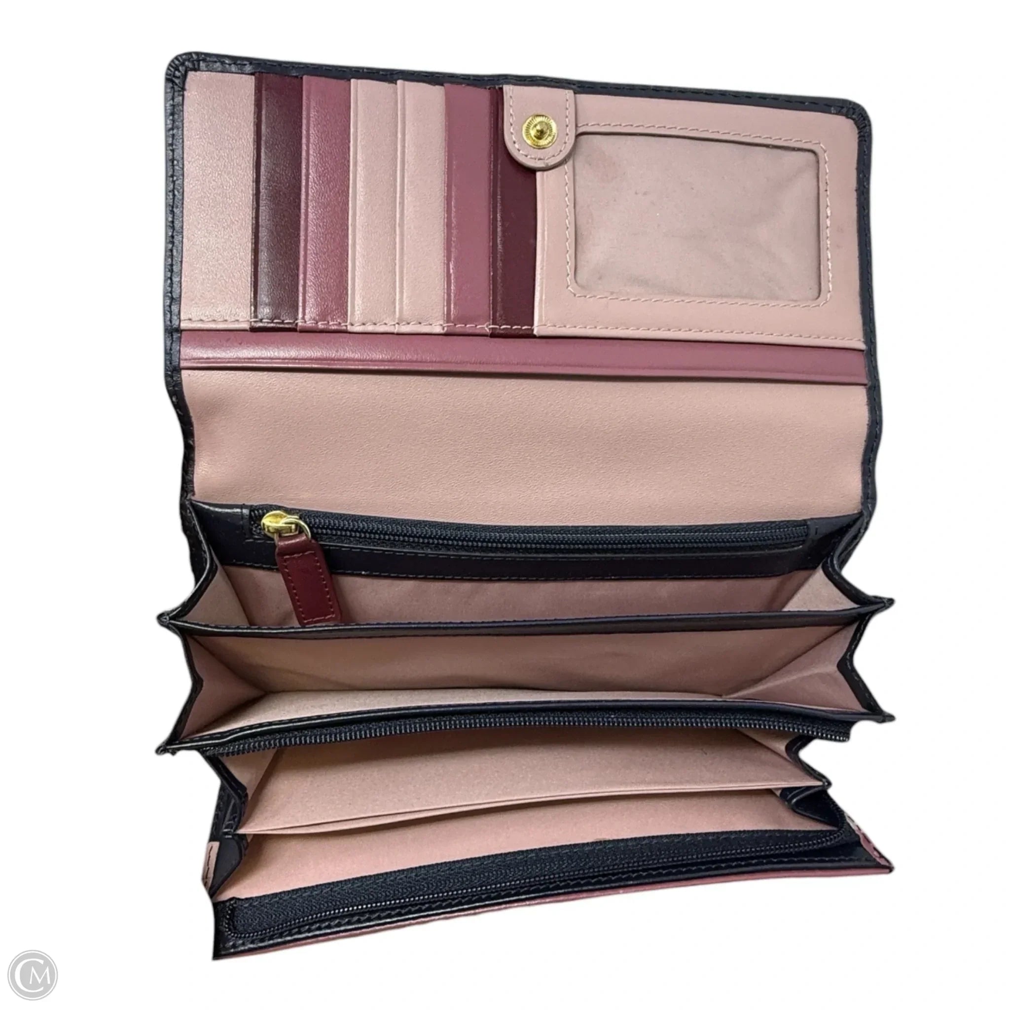 Leather Flapover Wallet By Radley London, Size: Medium