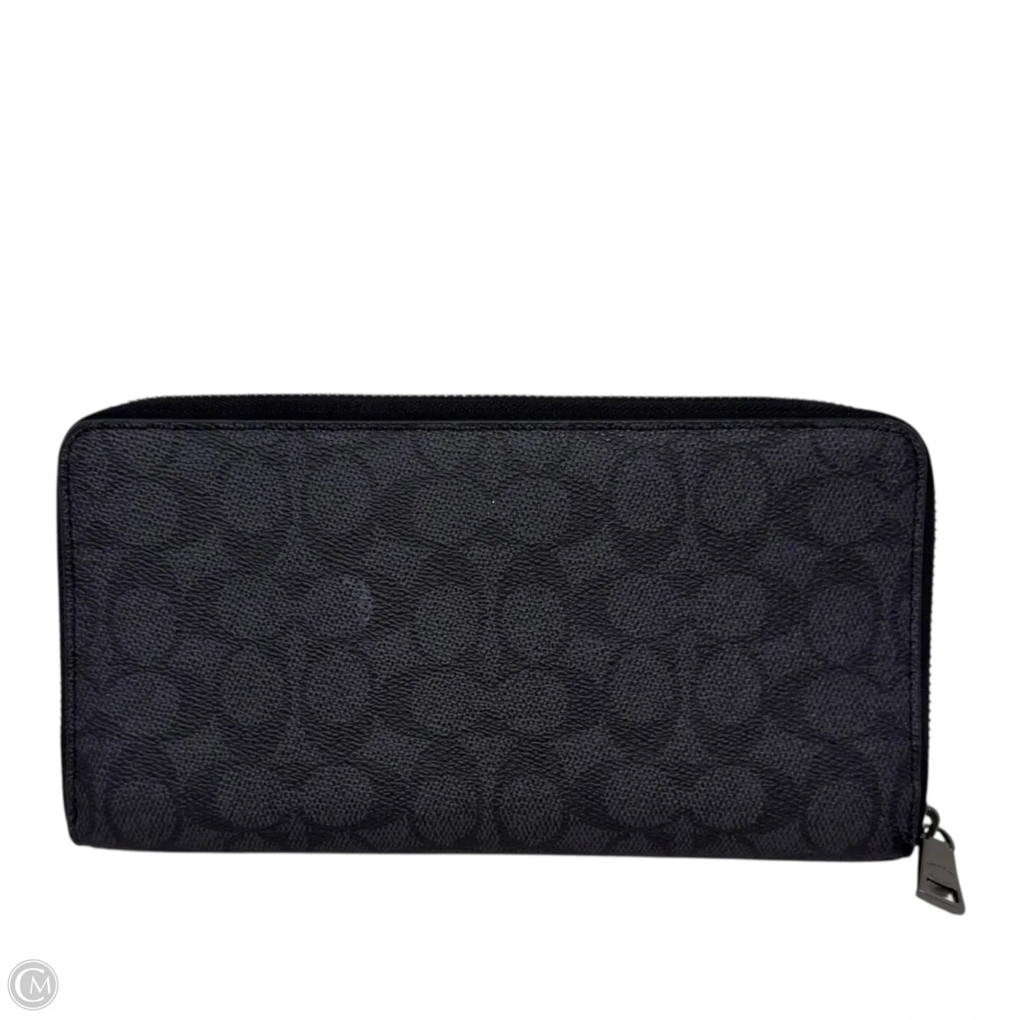 Men's Document Wallet In Signature Canvas Designer By Coach, Size: Large