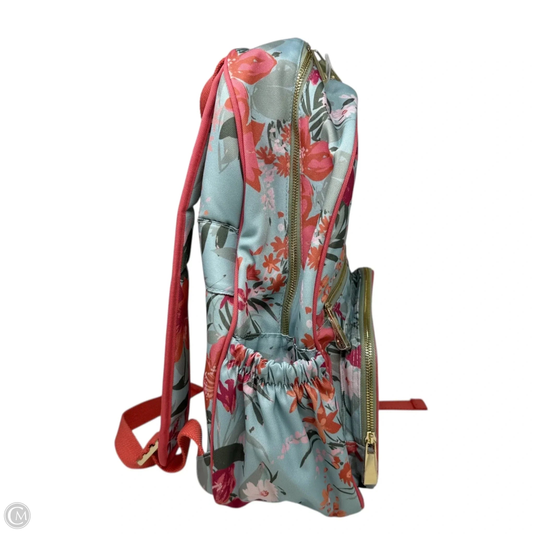 Out & About Tech Backpack In Alljoy Landing Sea Foam By Spartina, Size: Large