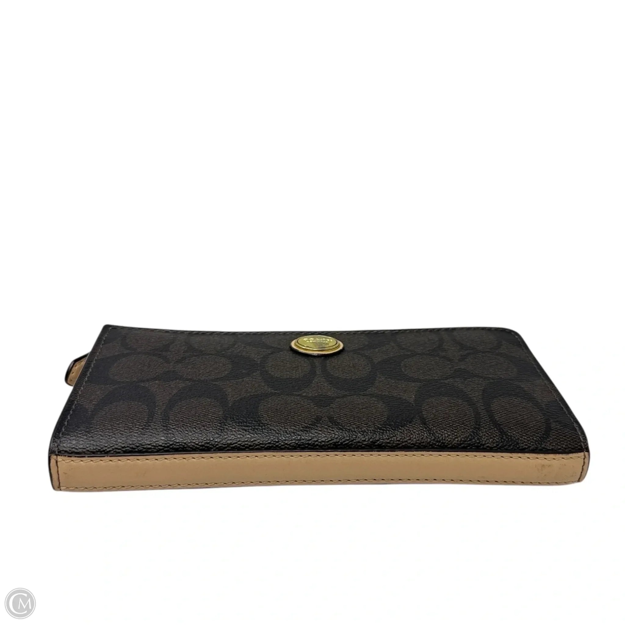 Peyton signature slim zip-around Wallet Designer By Coach, Size: Medium