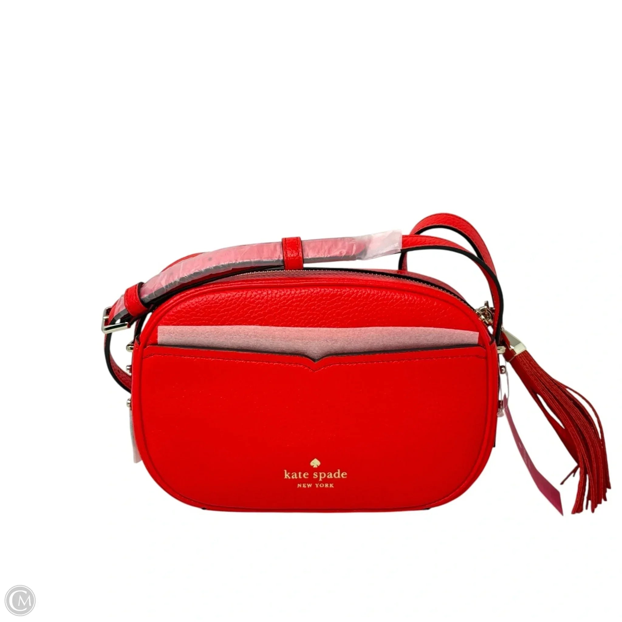 Kourtney Camera Bag In Geranium Designer By Kate Spade, Size: Small