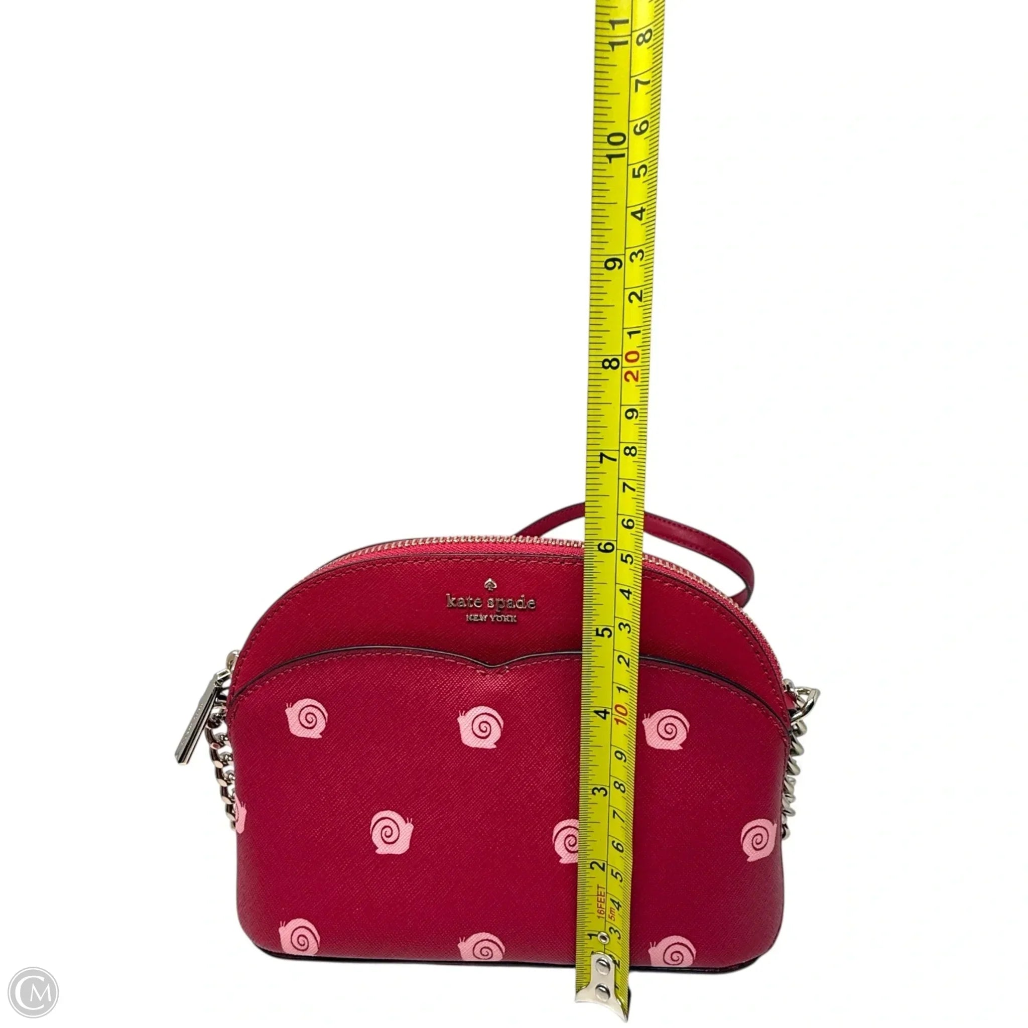 Payton Small Dome Snail Crossbody Designer By Kate Spade, Size: Small