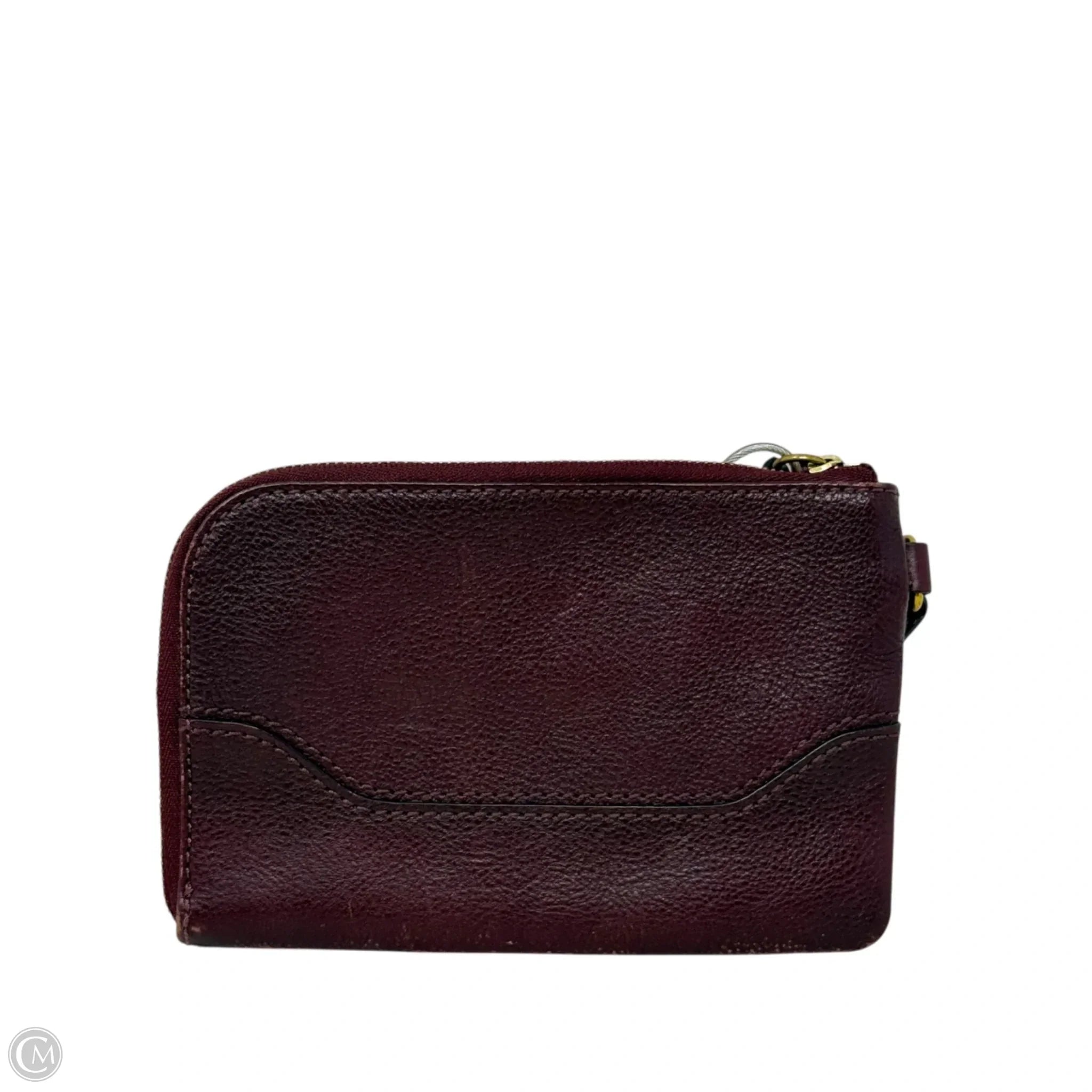 Paige Leather Wristlet Designer By Frye, Size: Large