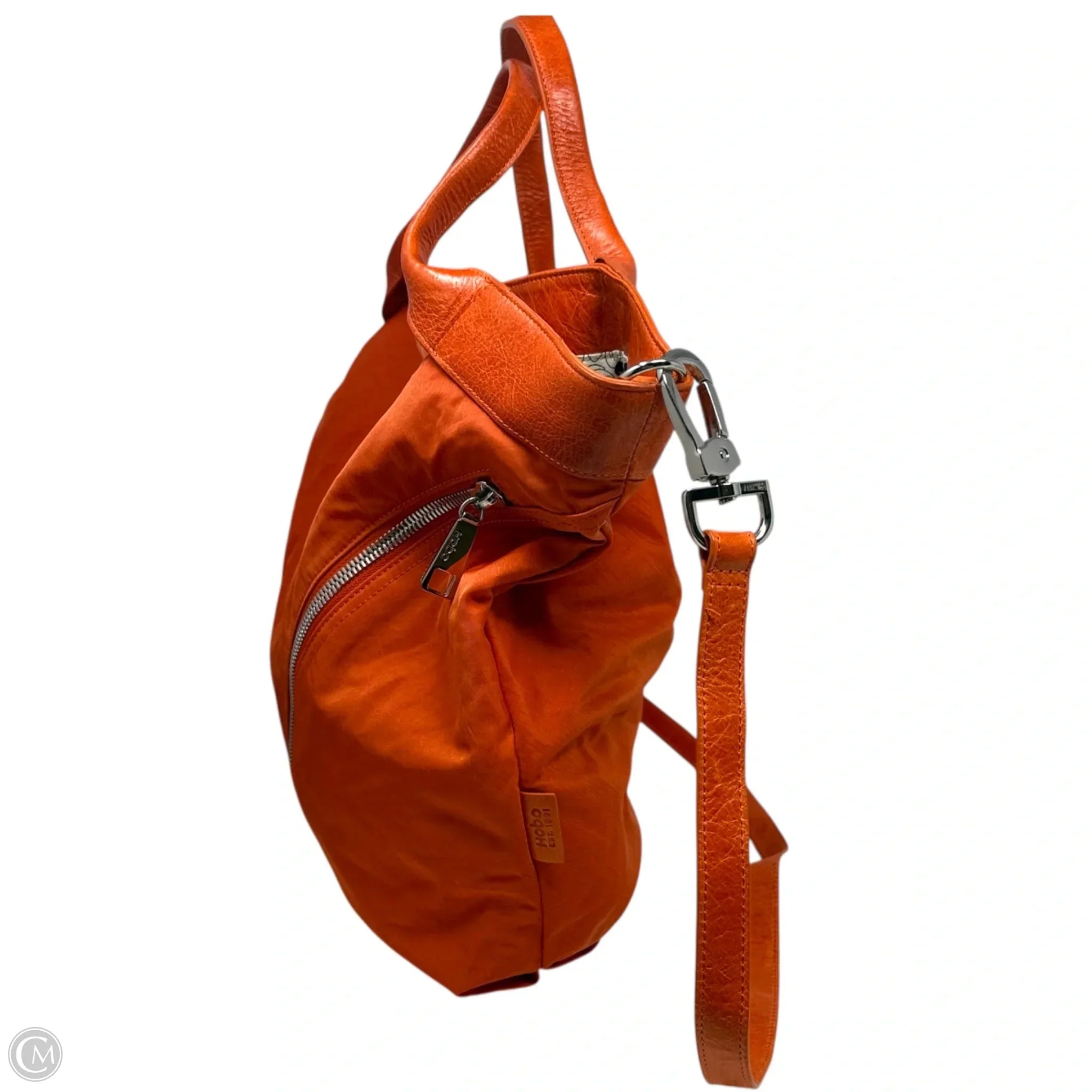 Discontinued Nylon & Leather Double Zip Tote By Hobo Intl, Size: Large
