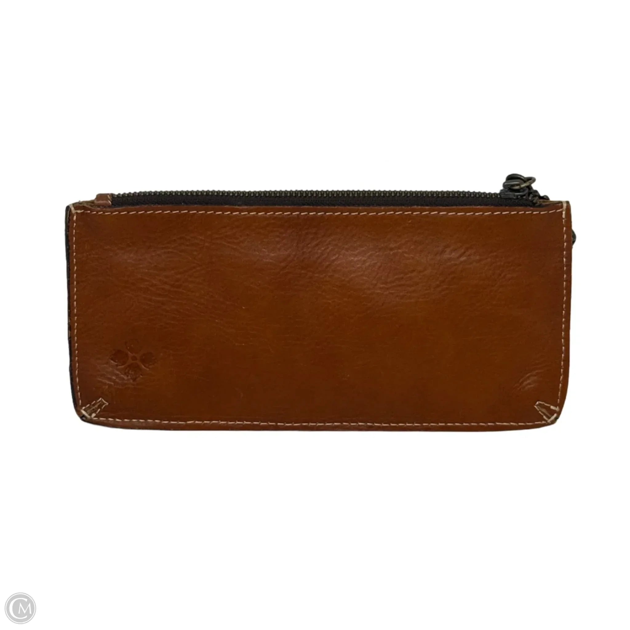 St. Croce Wristlet In Florence Tooled Leather Designer By Patricia Nash, Size: Medium