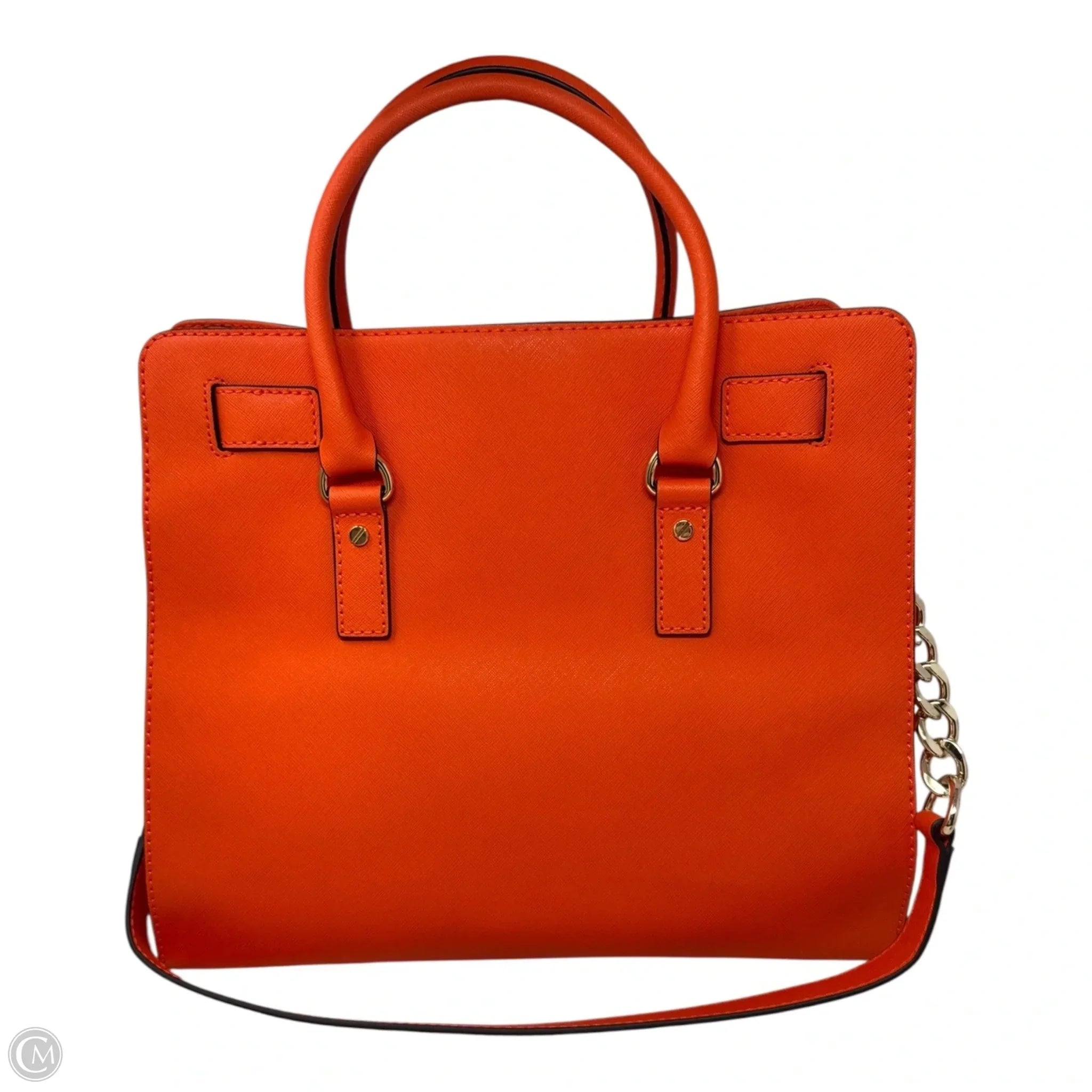 Hamilton Handbag Leather By Michael By Michael Kors, Size: Medium