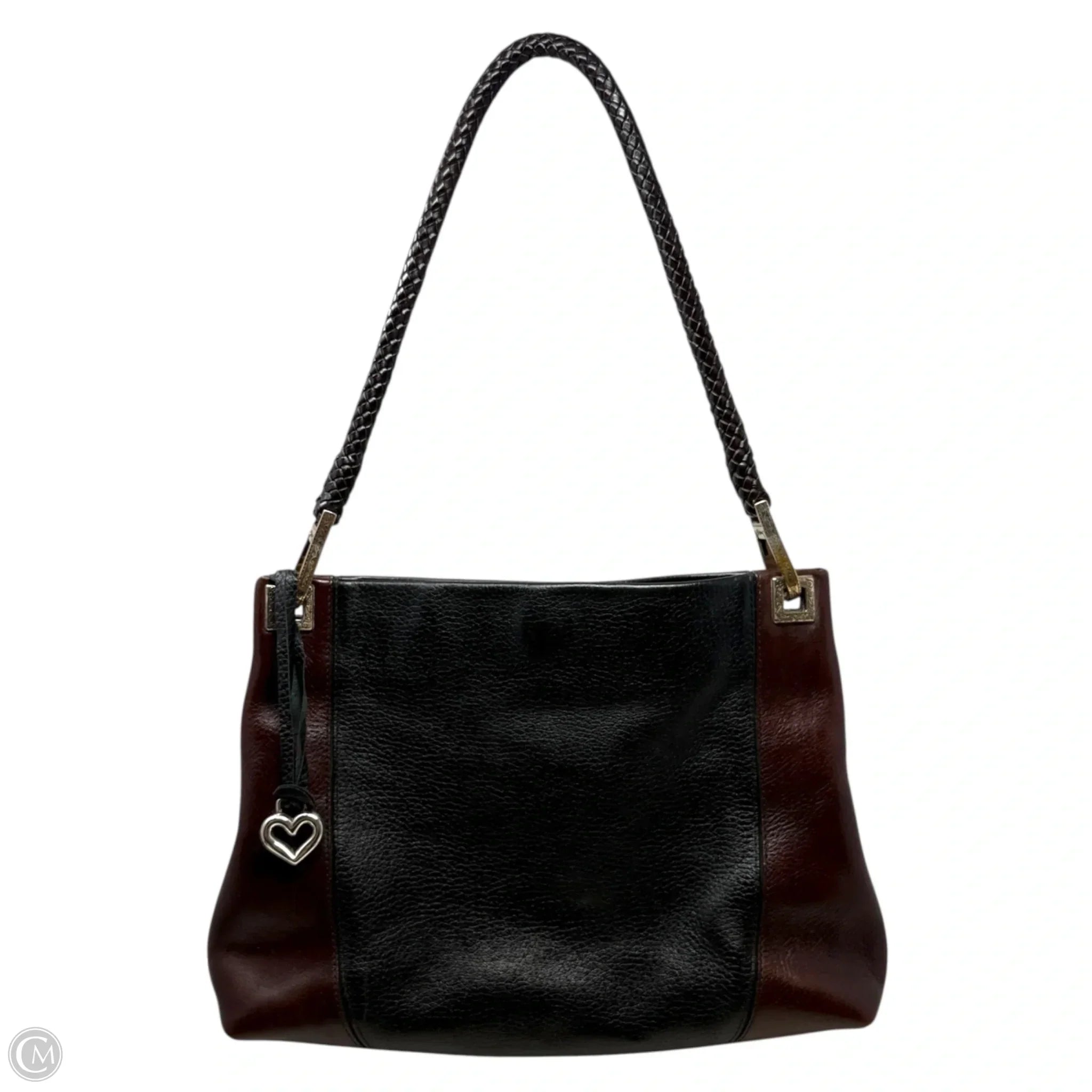 Vintage Charlotte Leather Shoulder Bag By Brighton, Size: Medium