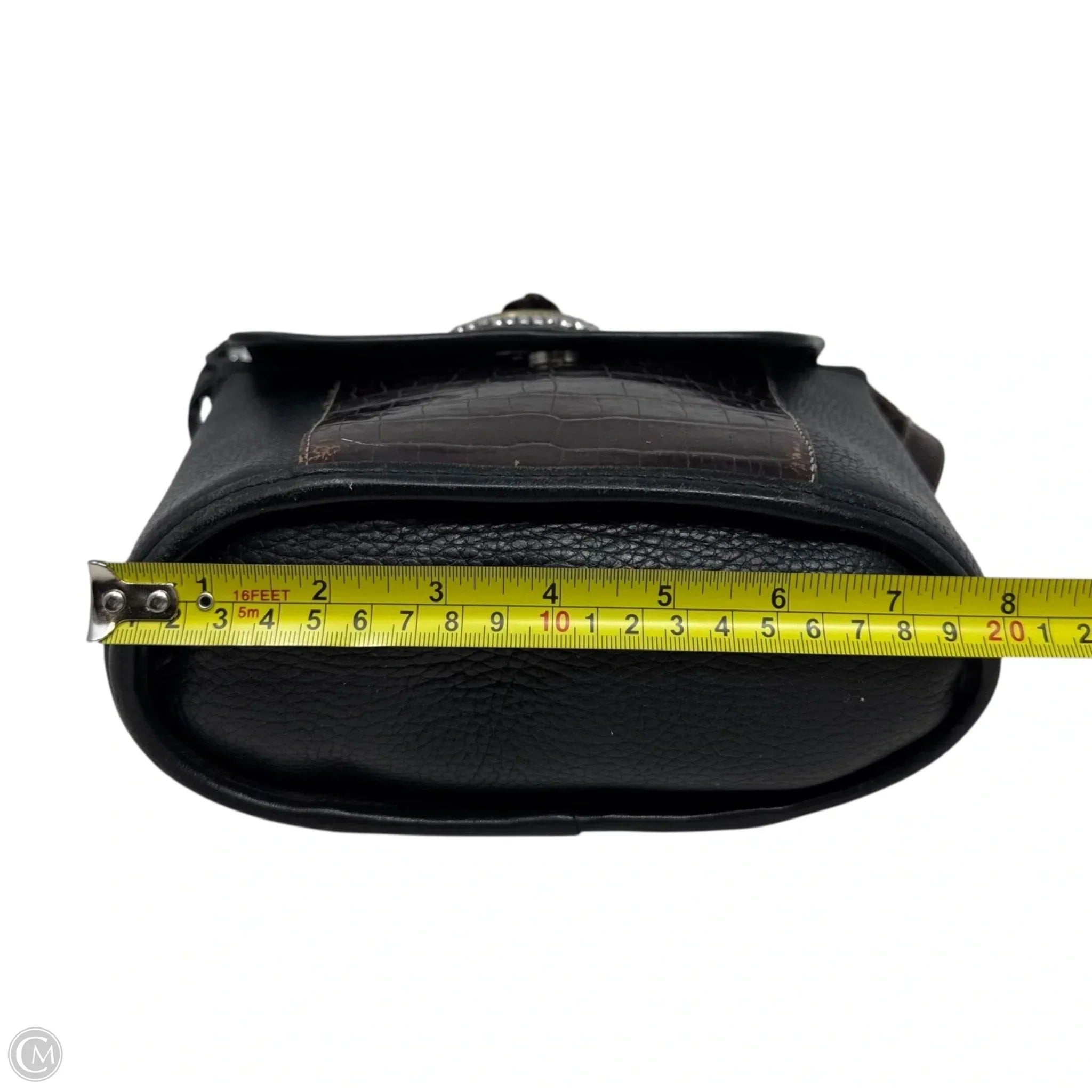 Vintage H1509 Magdaleine Leather Shoulder Bag By Brighton, Size: Medium
