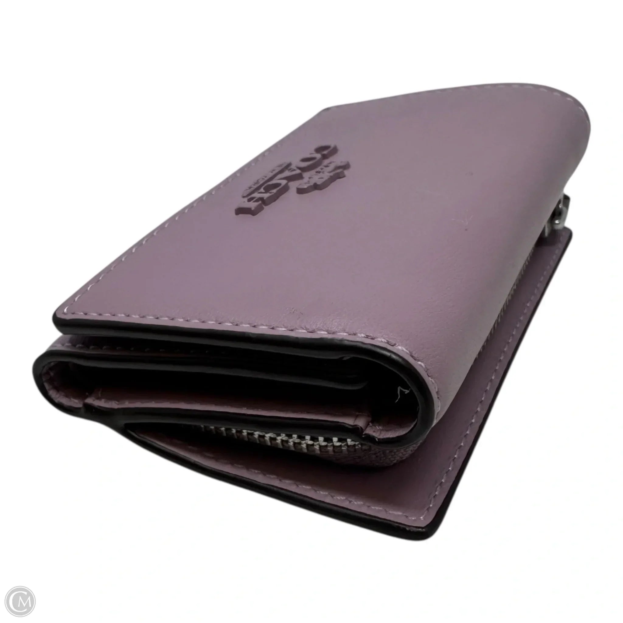 Trifold Snap Wallet Designer By Coach, Size: Small