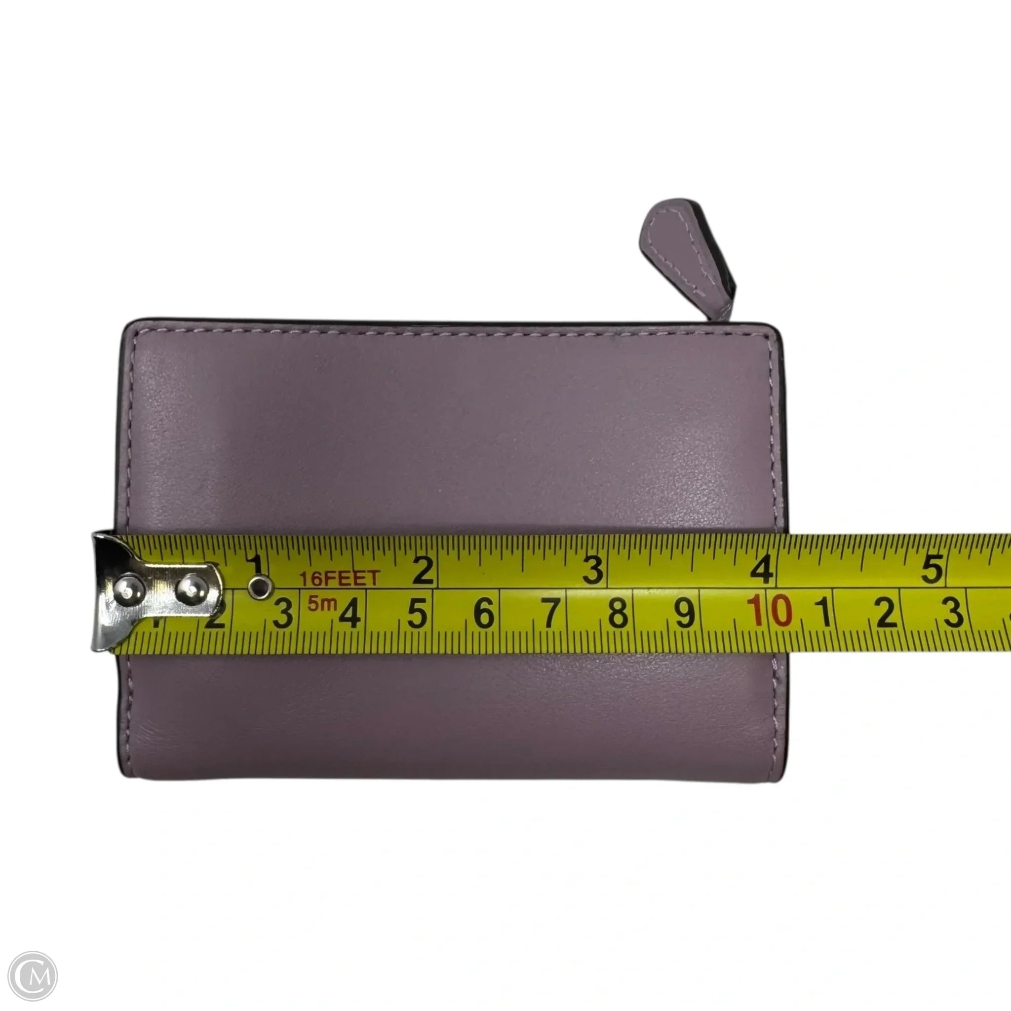 Trifold Snap Wallet Designer By Coach, Size: Small