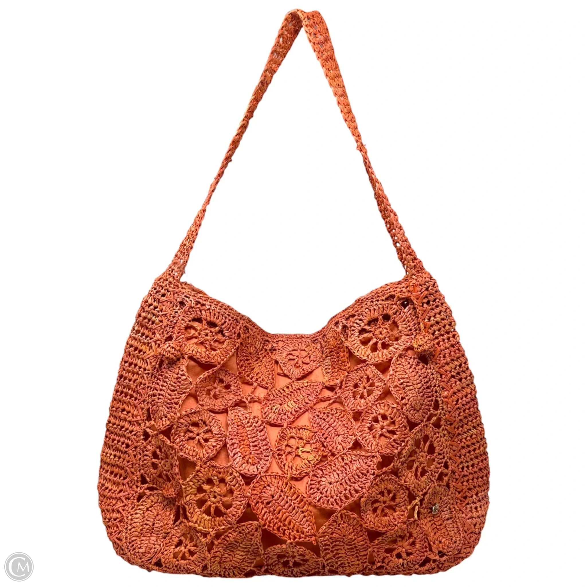 Raffia Crochet Tote By Flora Bella X Anthropologie , Size: Medium