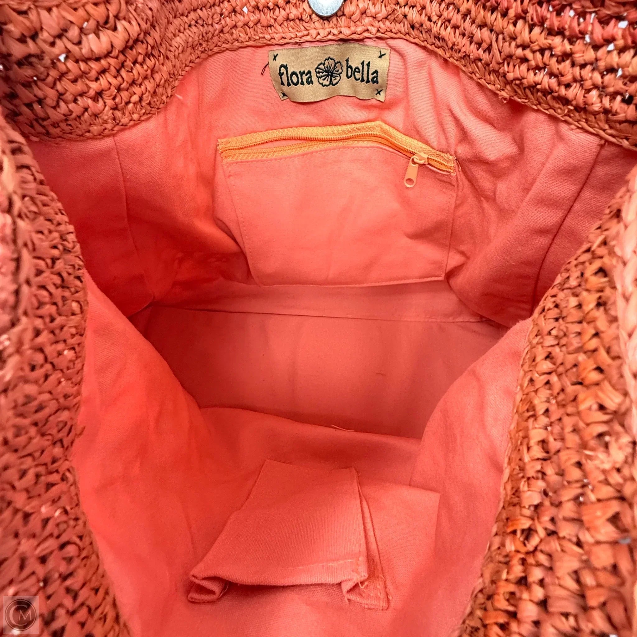 Raffia Crochet Tote By Flora Bella X Anthropologie , Size: Medium