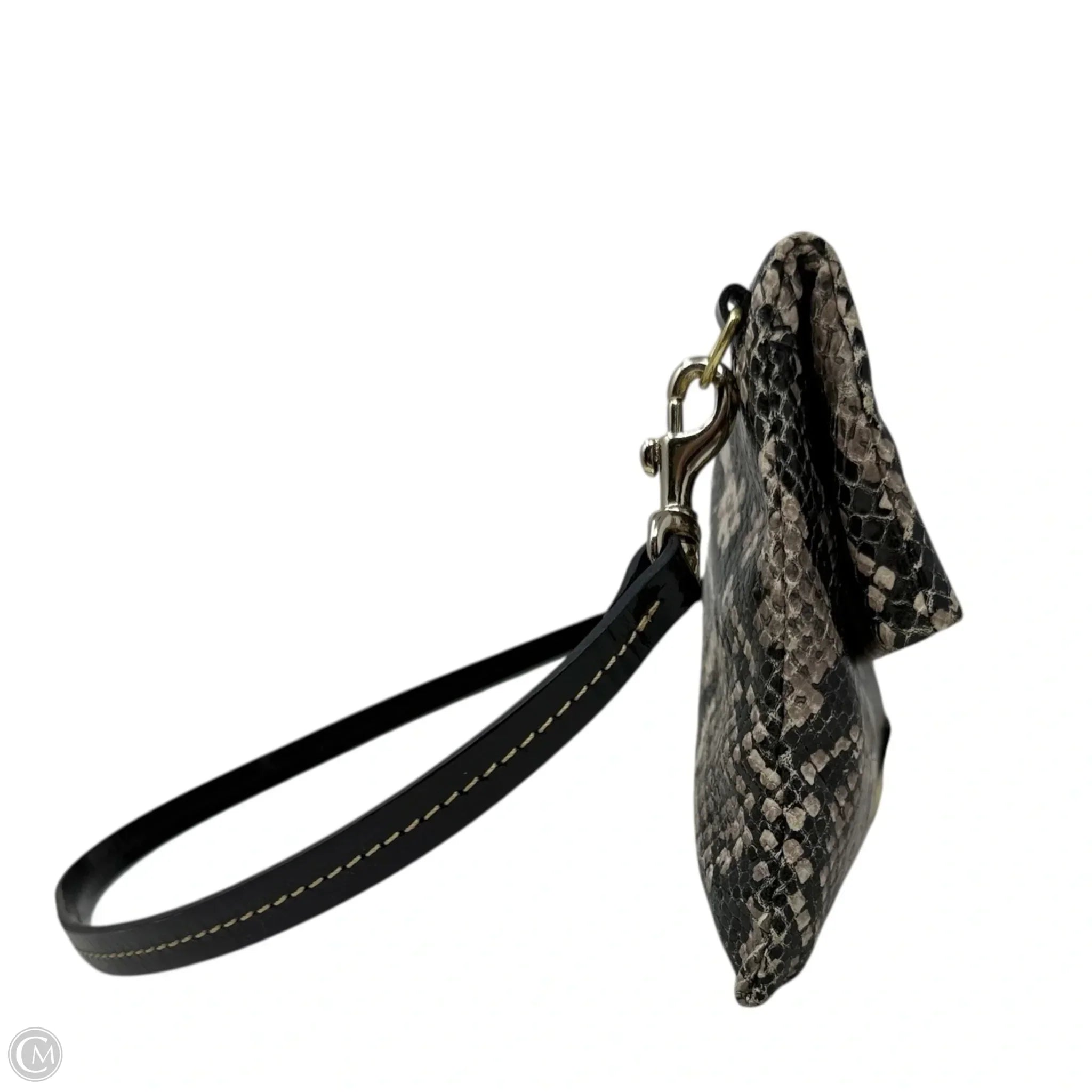 Denison Snake Clutch Designer By Dooney And Bourke, Size: Small