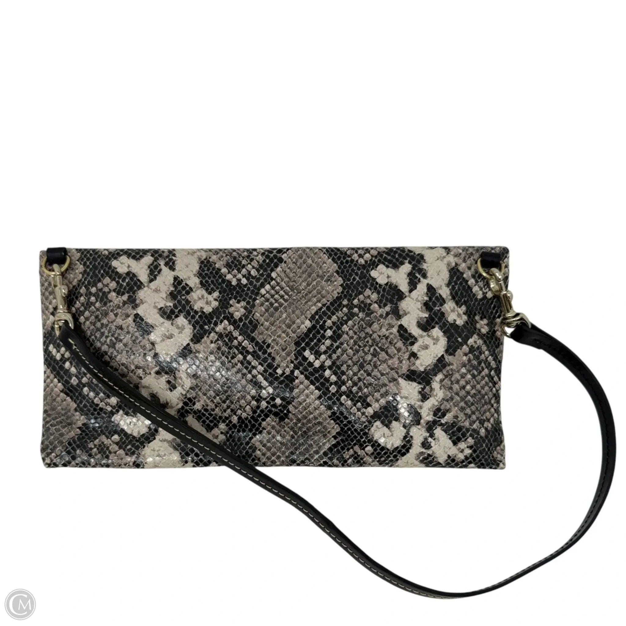Denison Snake Clutch Designer By Dooney And Bourke, Size: Small