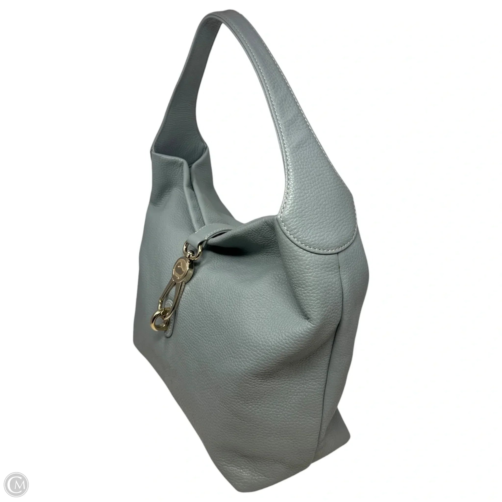 Logo Lock Hobo Handbag Designer By Dooney And Bourke, Size: Medium