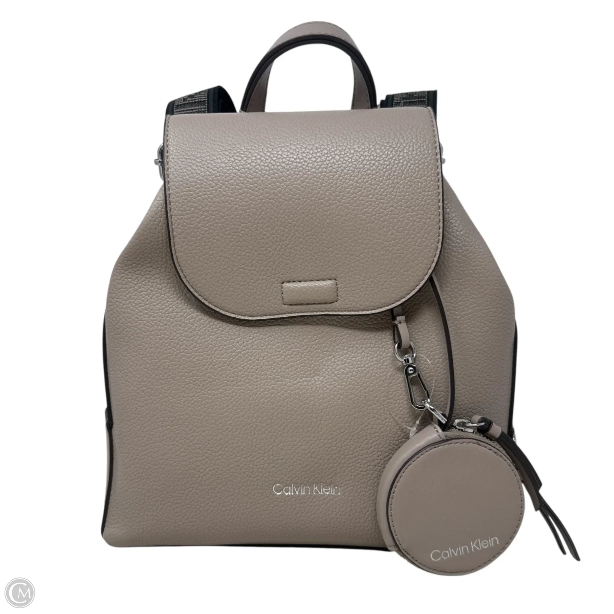 Millie Leather Backpack By Calvin Klein, Size: Medium