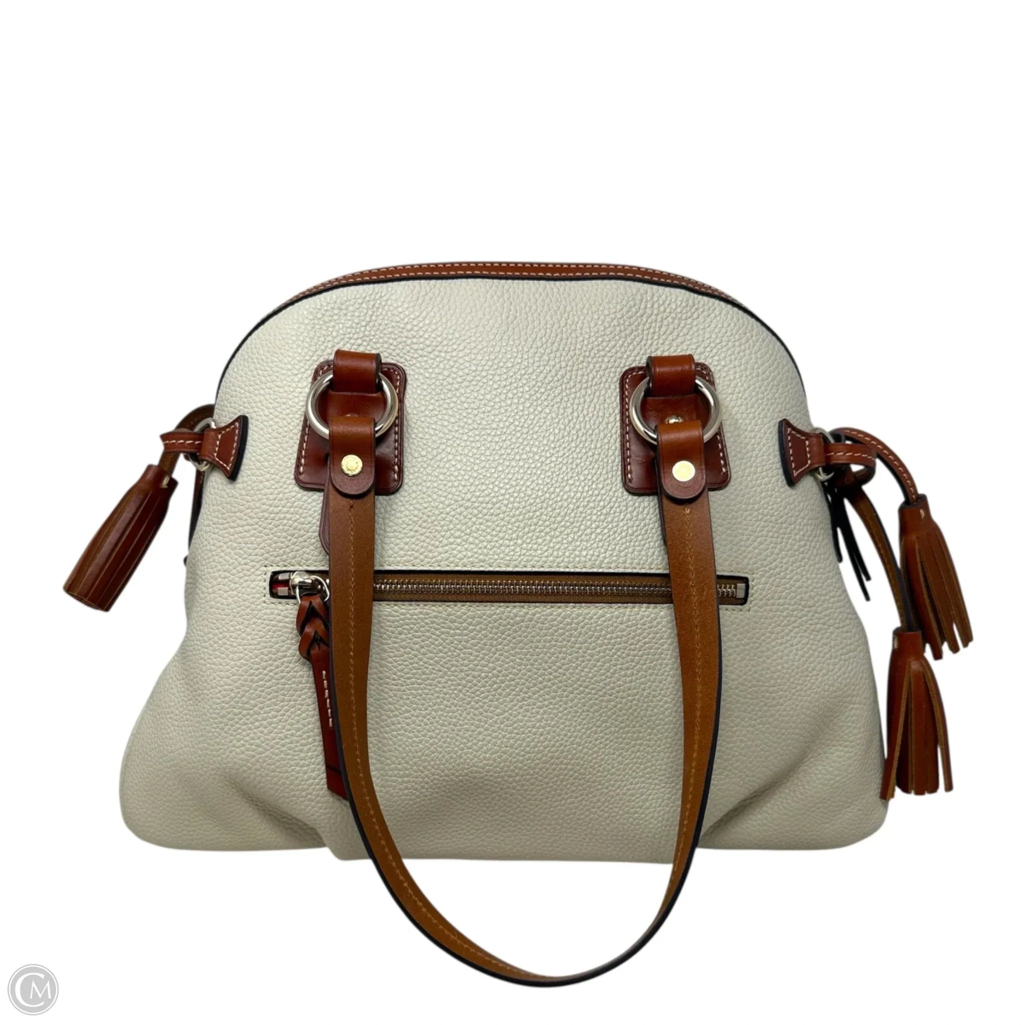 Wexford Pebbled Leather Domed Satchel Designer By Dooney And Bourke, Size: Medium