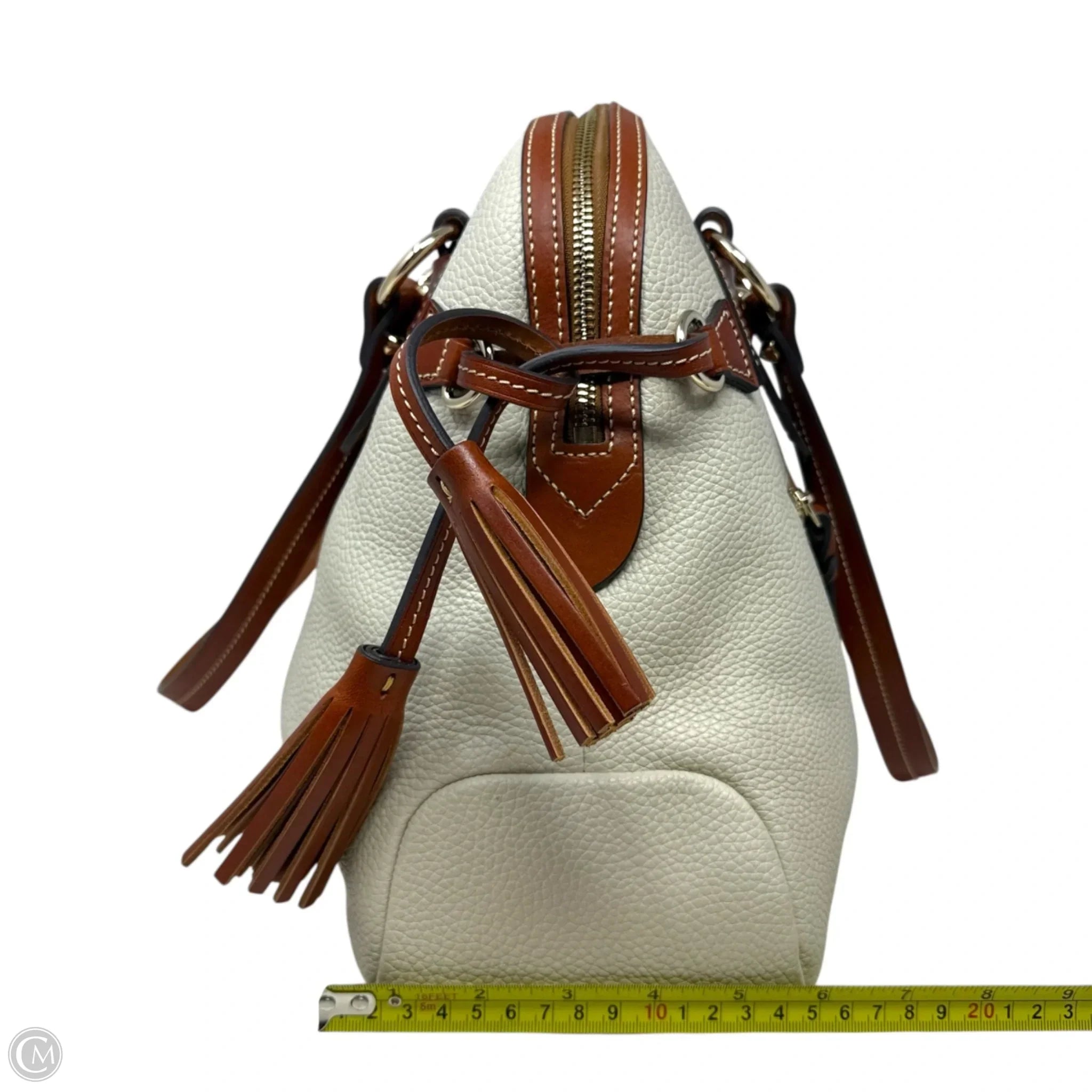 Wexford Pebbled Leather Domed Satchel Designer By Dooney And Bourke, Size: Medium