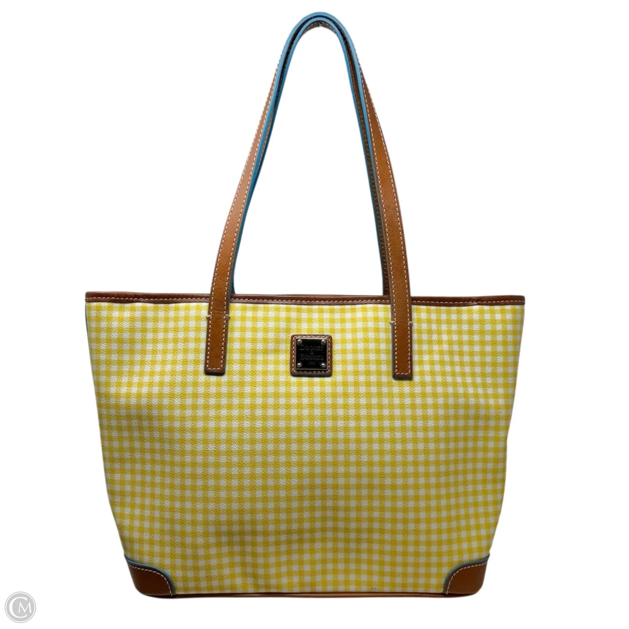 Emily Gingham Tote Designer By Dooney And Bourke, Size: Medium