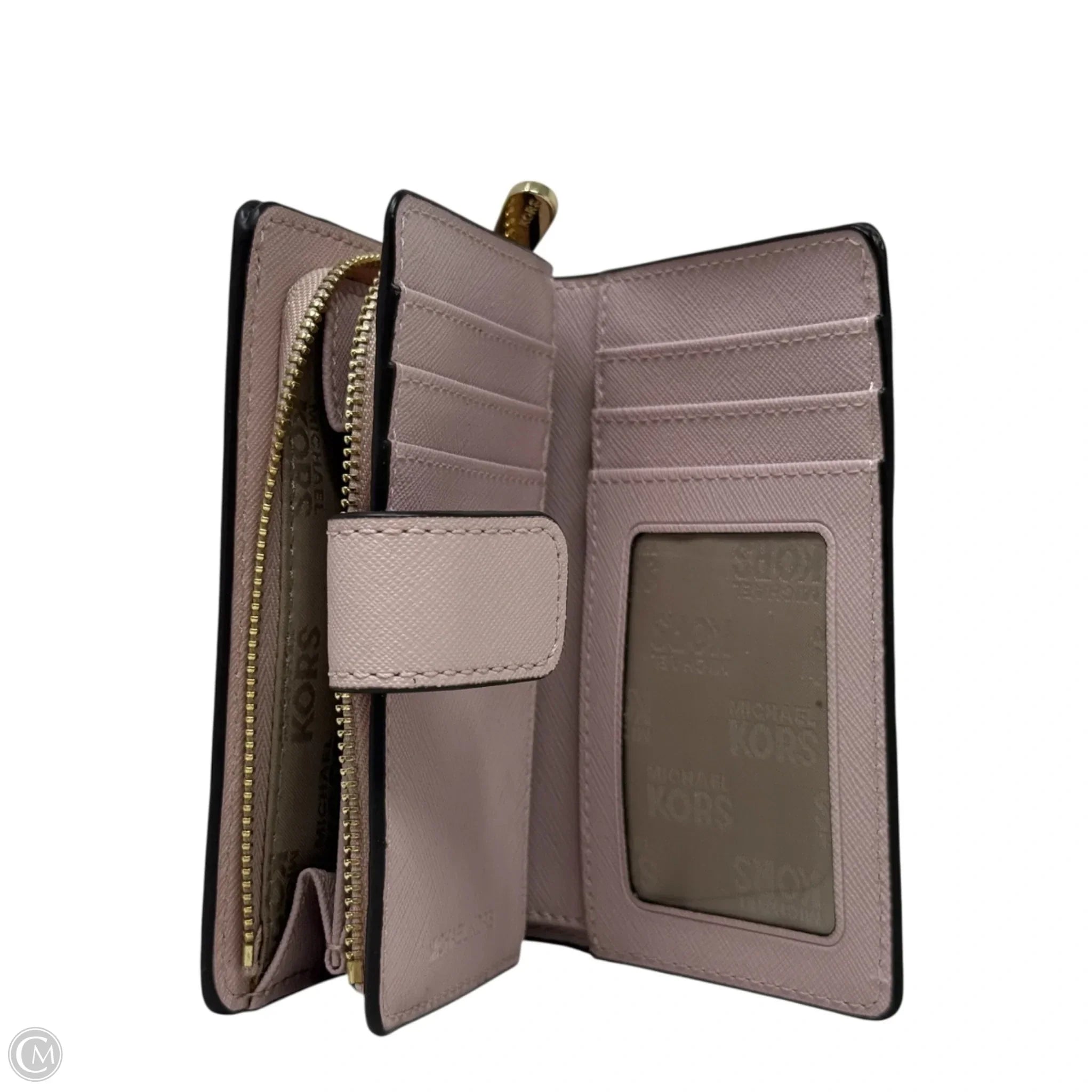 Crossgrain Leather Wallet By Michael By Michael Kors, Size: Medium