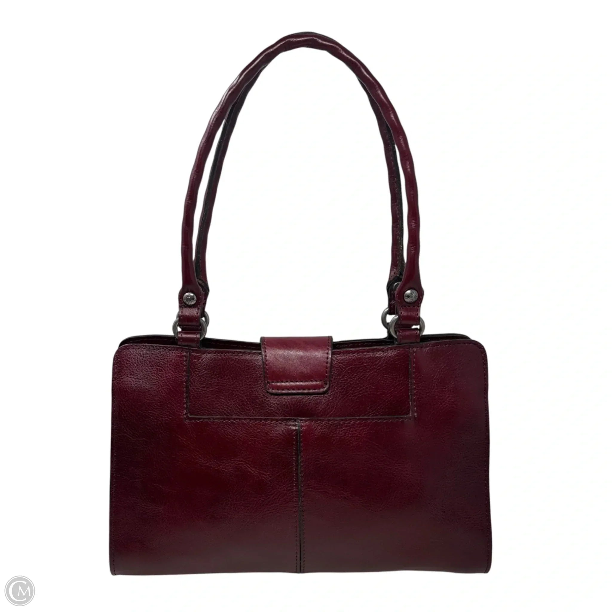 Rienzo Tooled Shoulder Handbag Designer By Patricia Nash, Size: Medium