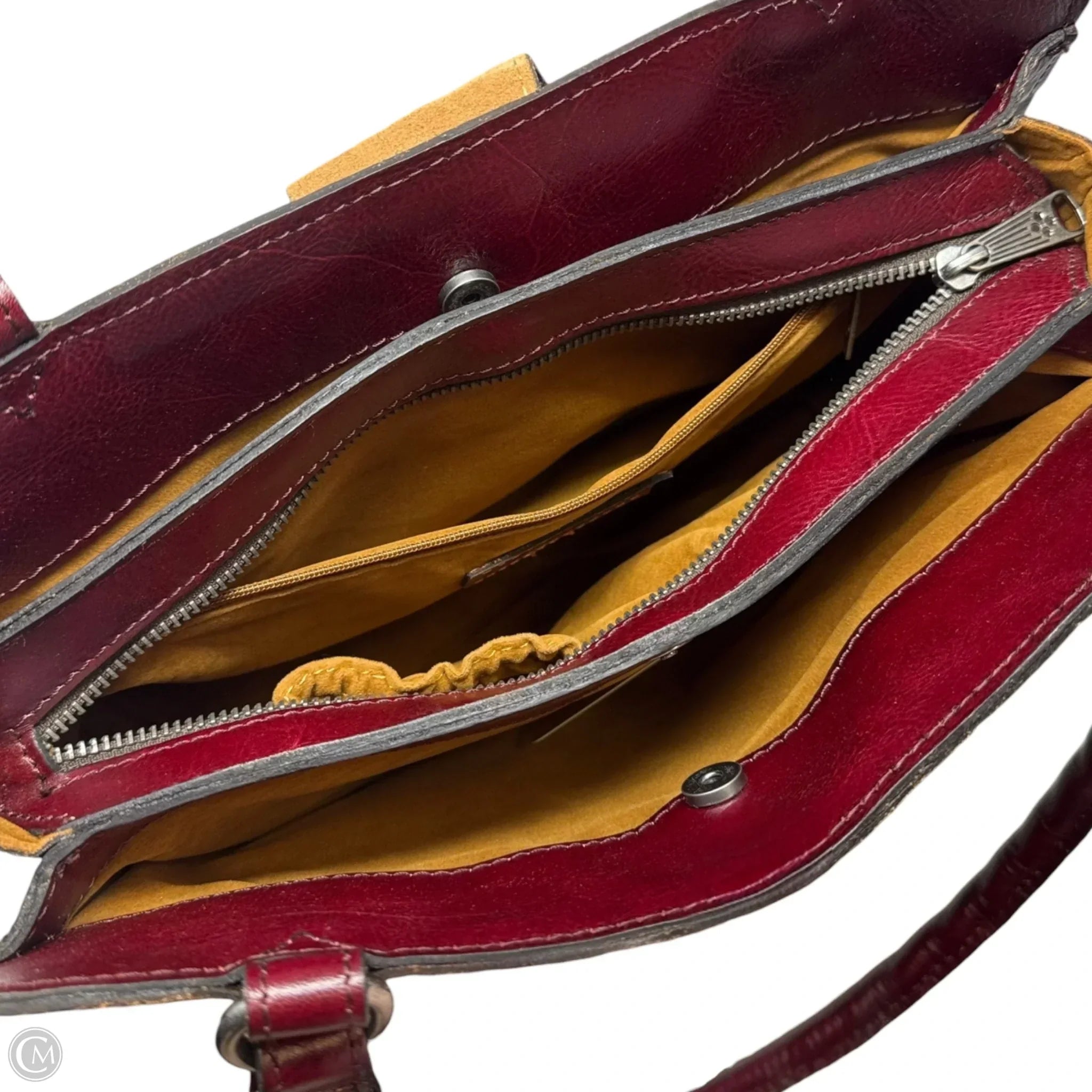 Rienzo Tooled Shoulder Handbag Designer By Patricia Nash, Size: Medium