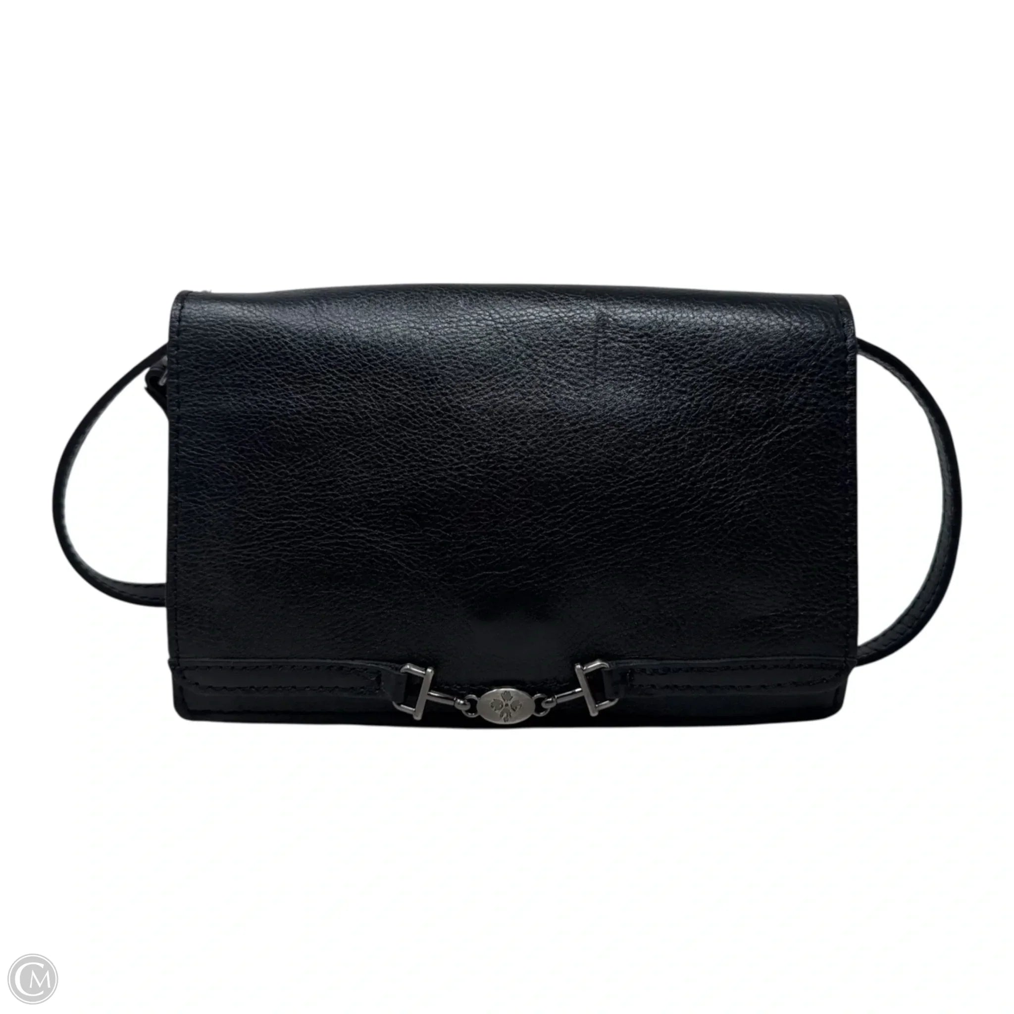Monta Convertible Leather Crossbody Clutch Designer By Patricia Nash, Size: Medium