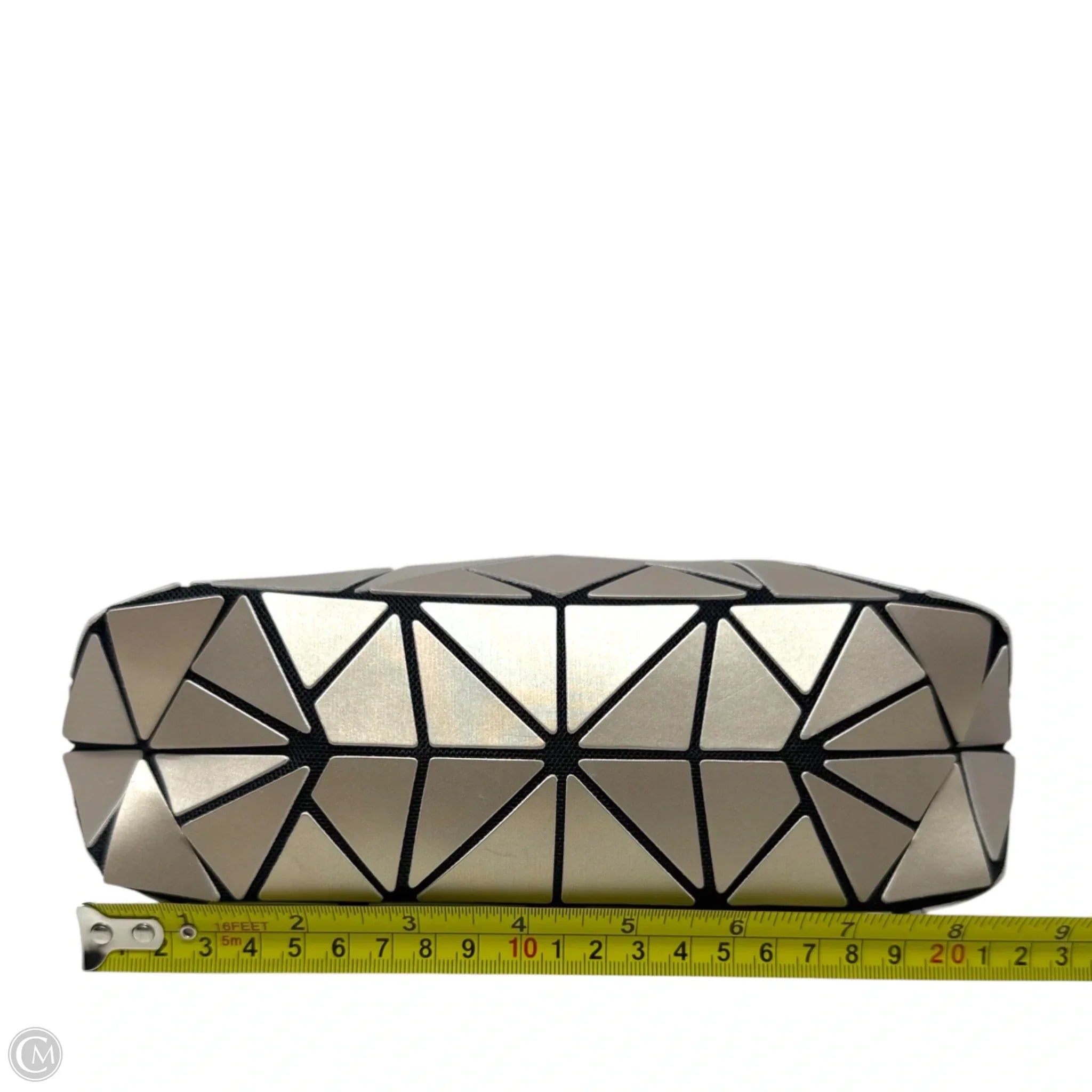 Slanted Square Convertible Clutch/Crossbody By Cmc, Size: Medium