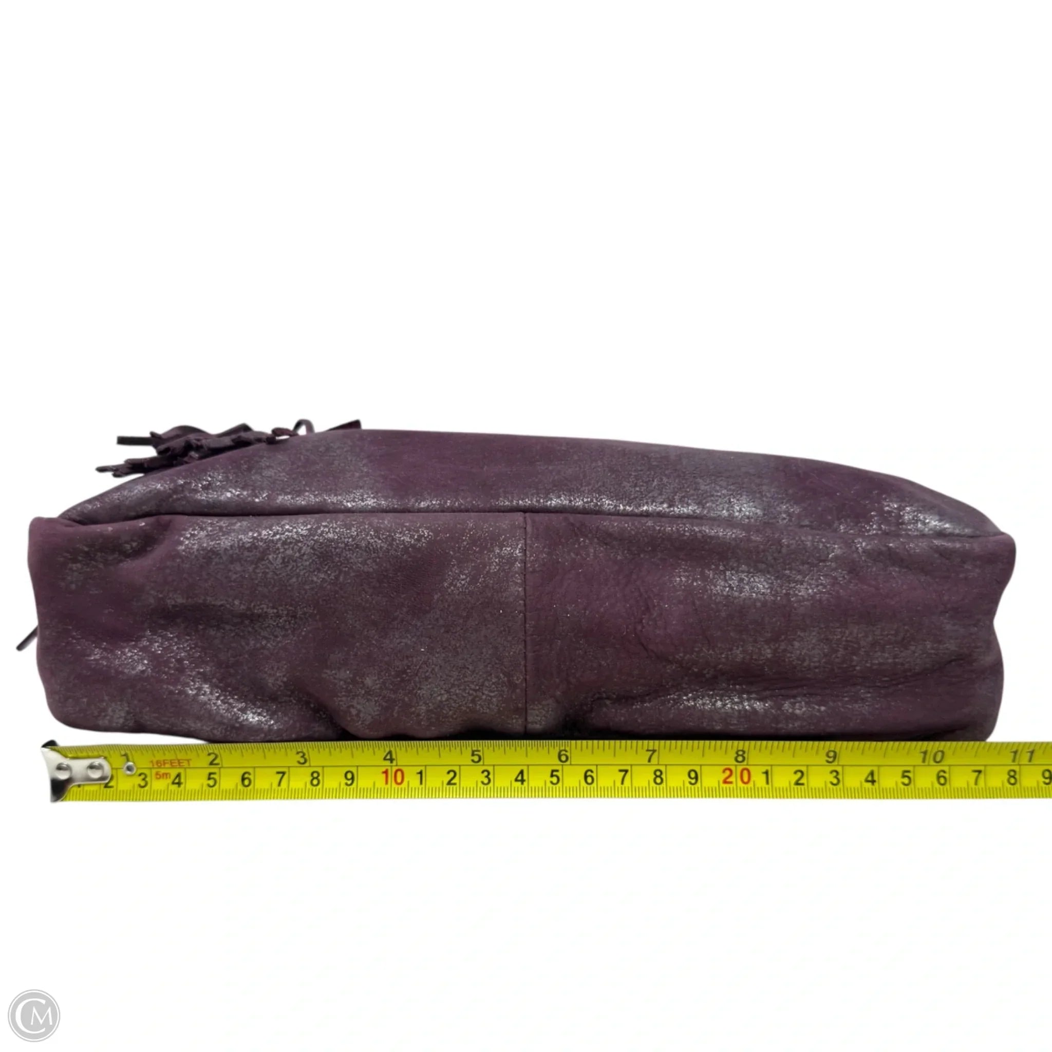 Hark Leather Shoulder Bag By Hobo Intl, Size: Medium