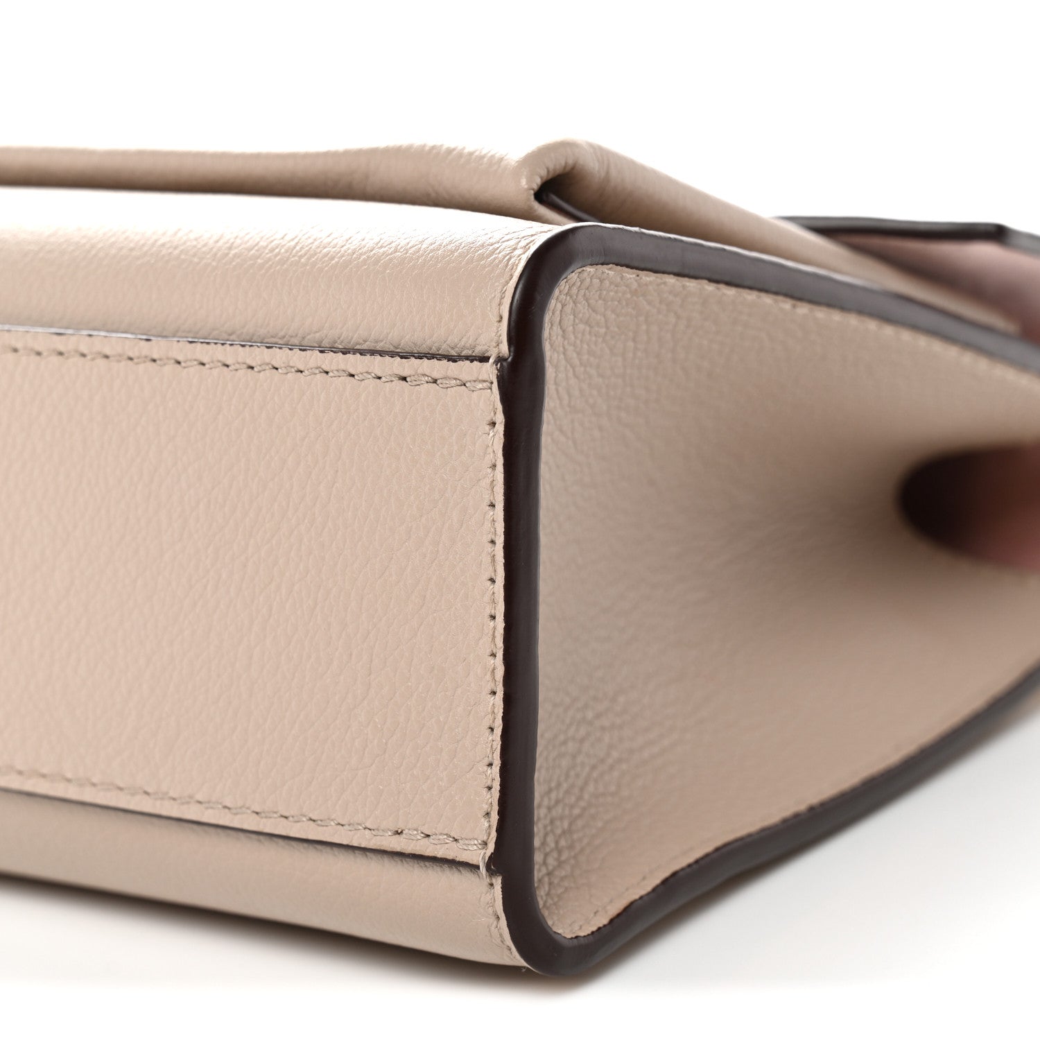 Soft Calfskin Mylockme Chain Bag BB Greige