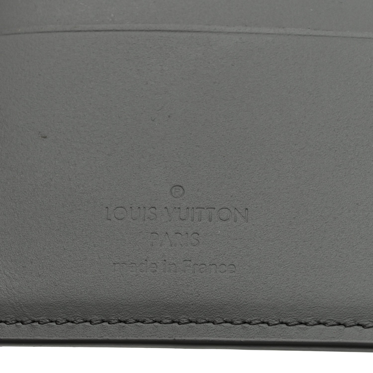 Calfskin Monogram Shadow Multiple Wallet Anthracite Gray