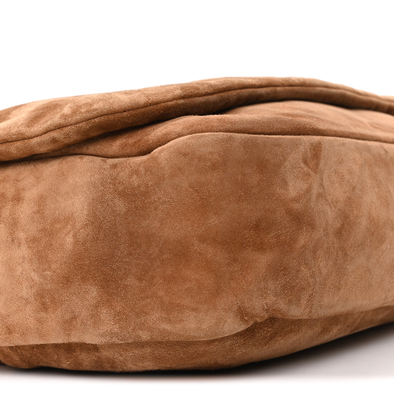 Suede Matelasse Monogram Large Jamie 4.3 Snuff