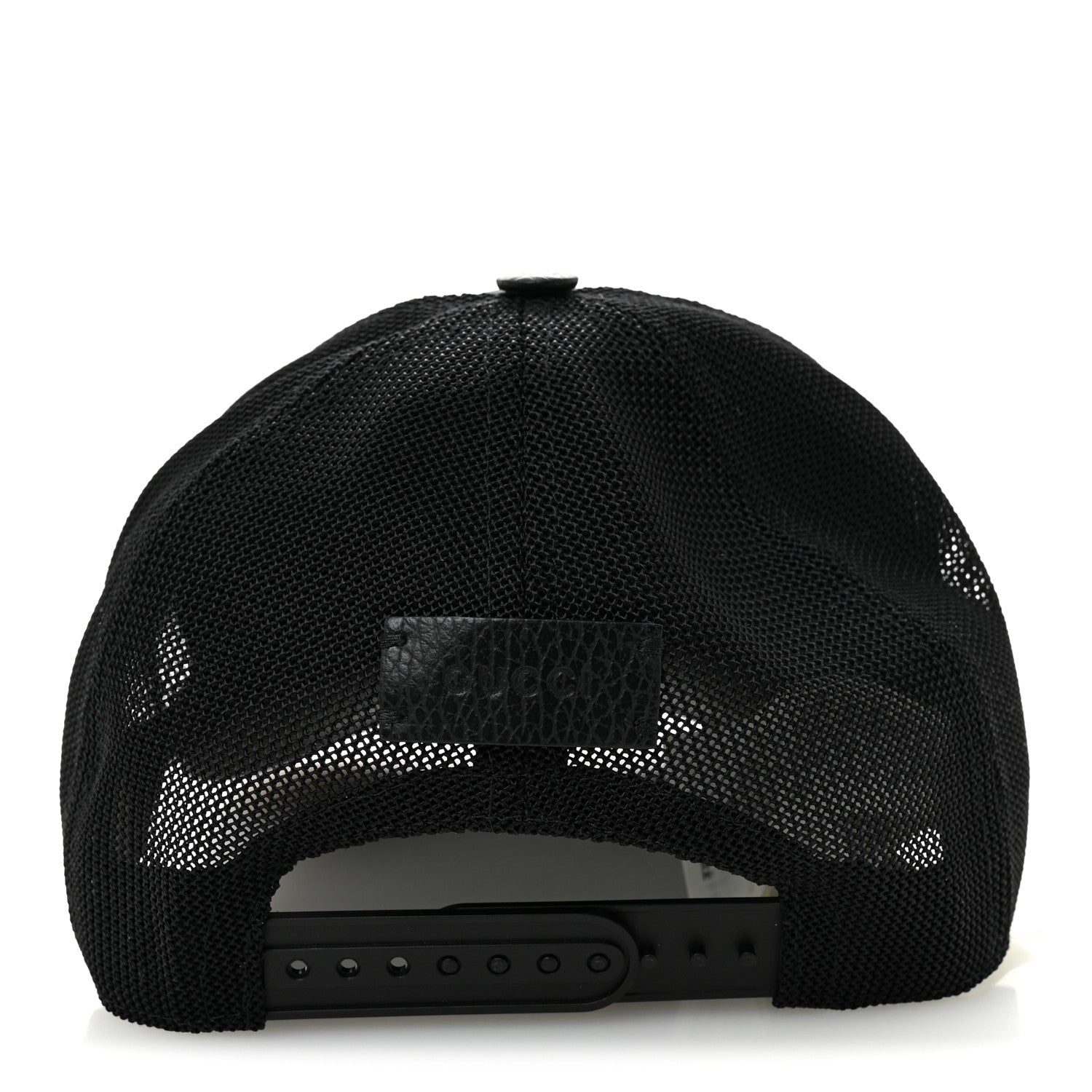 GG Supreme Monogram Baseball Hat S 57 Black