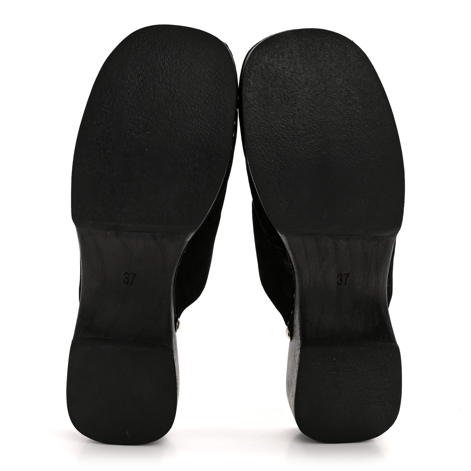 Suede CC Clogs 37 Black