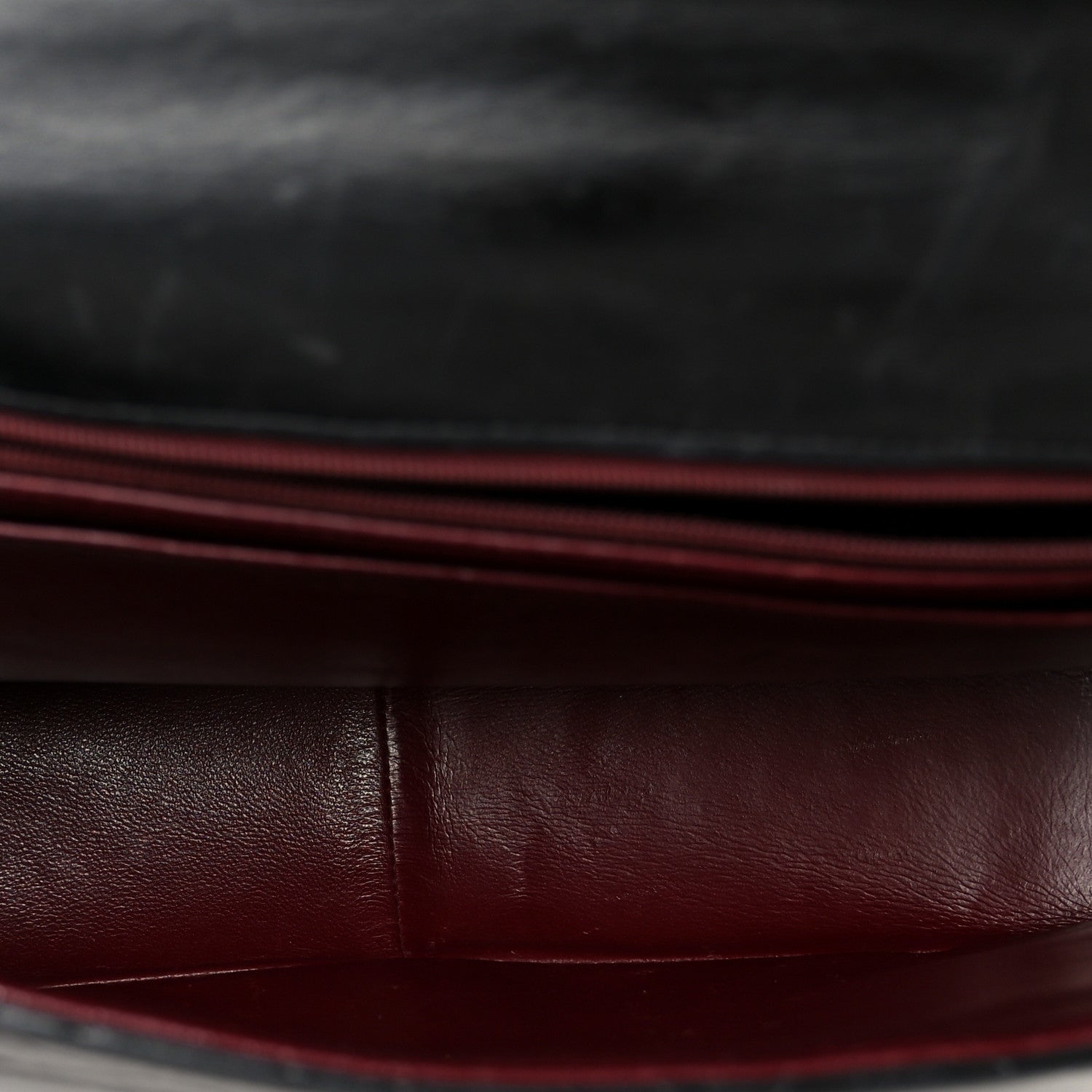 Lambskin Quilted XL Jumbo Single Flap Black