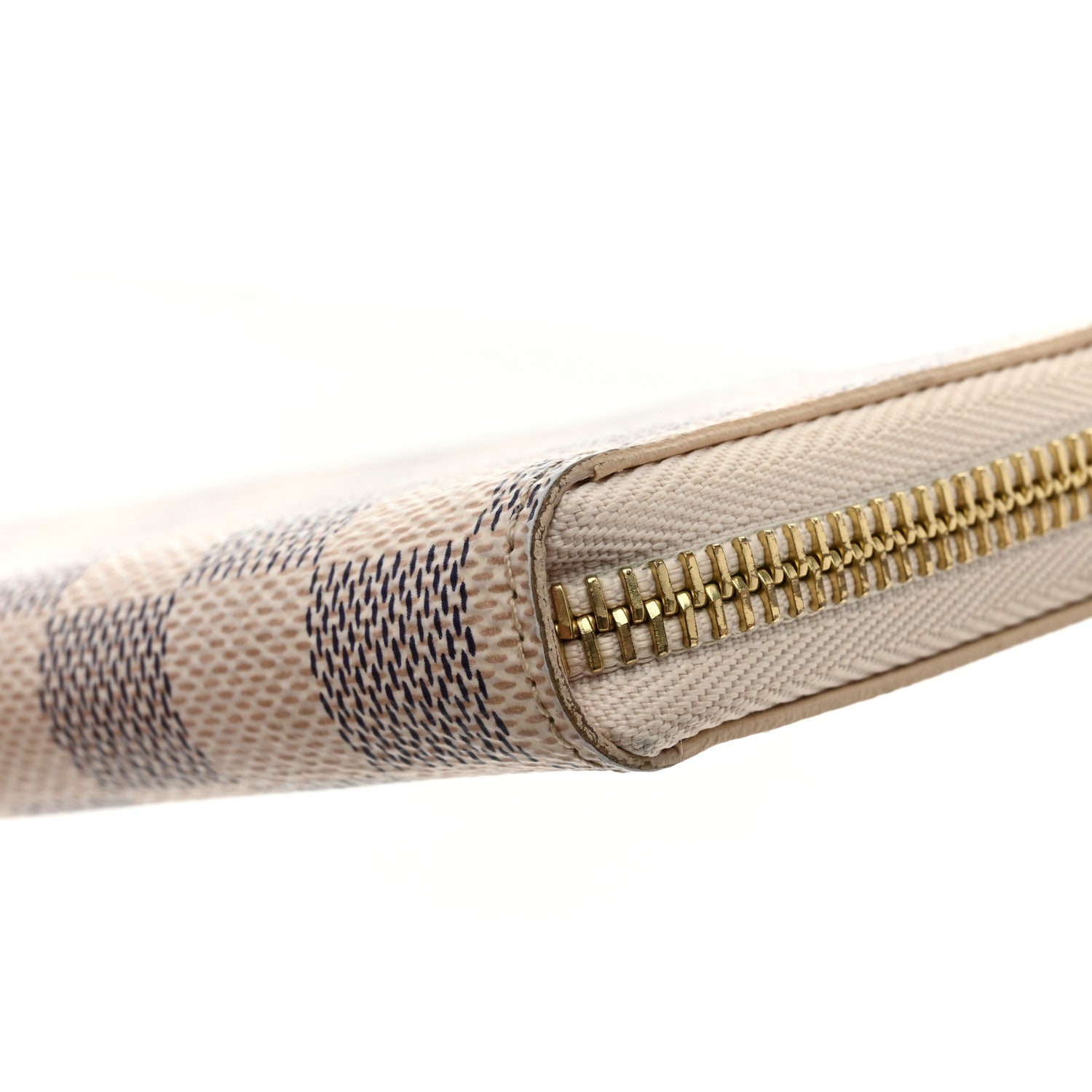Damier Azur Clemence Wallet Rose Ballerine