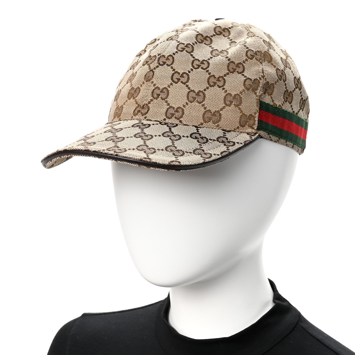 Monogram Web Baseball Hat M Beige Cocoa
