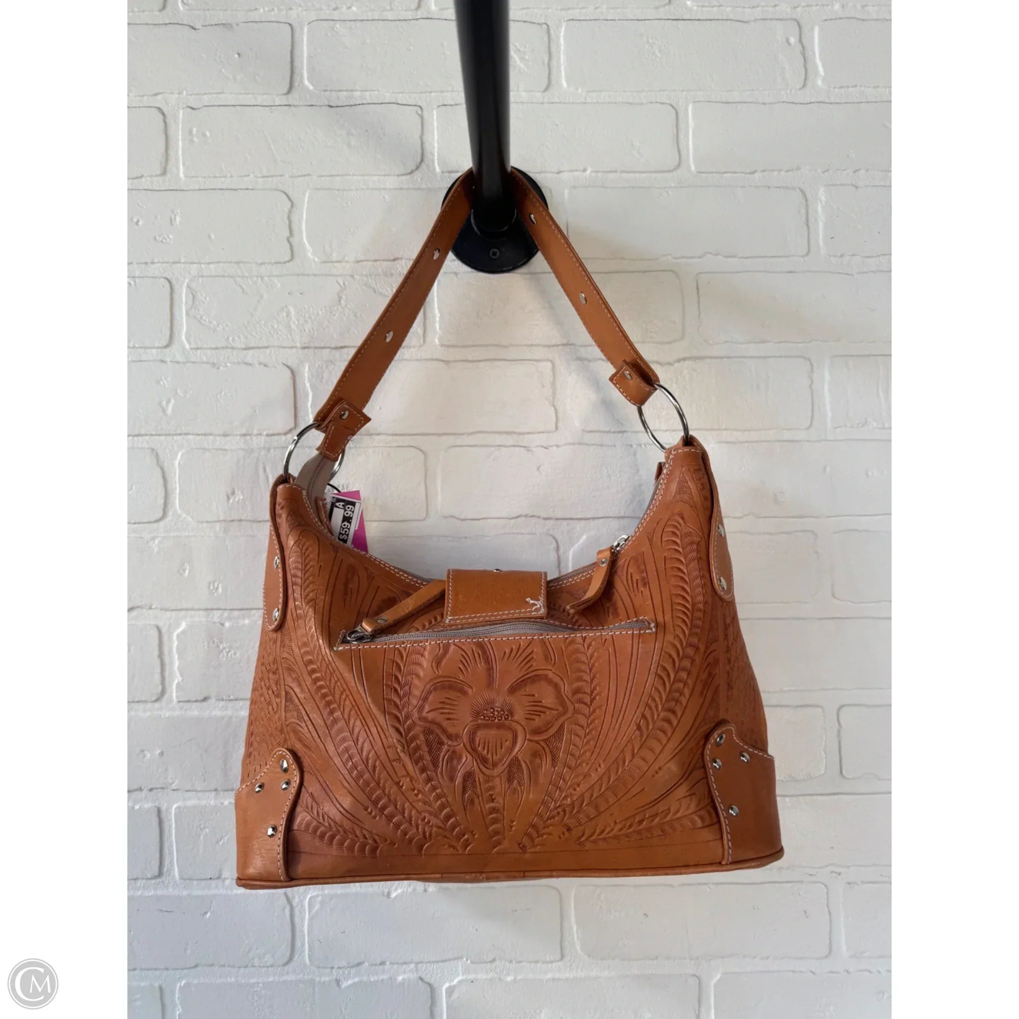 Handbag Leather By Cmb, Size: Large